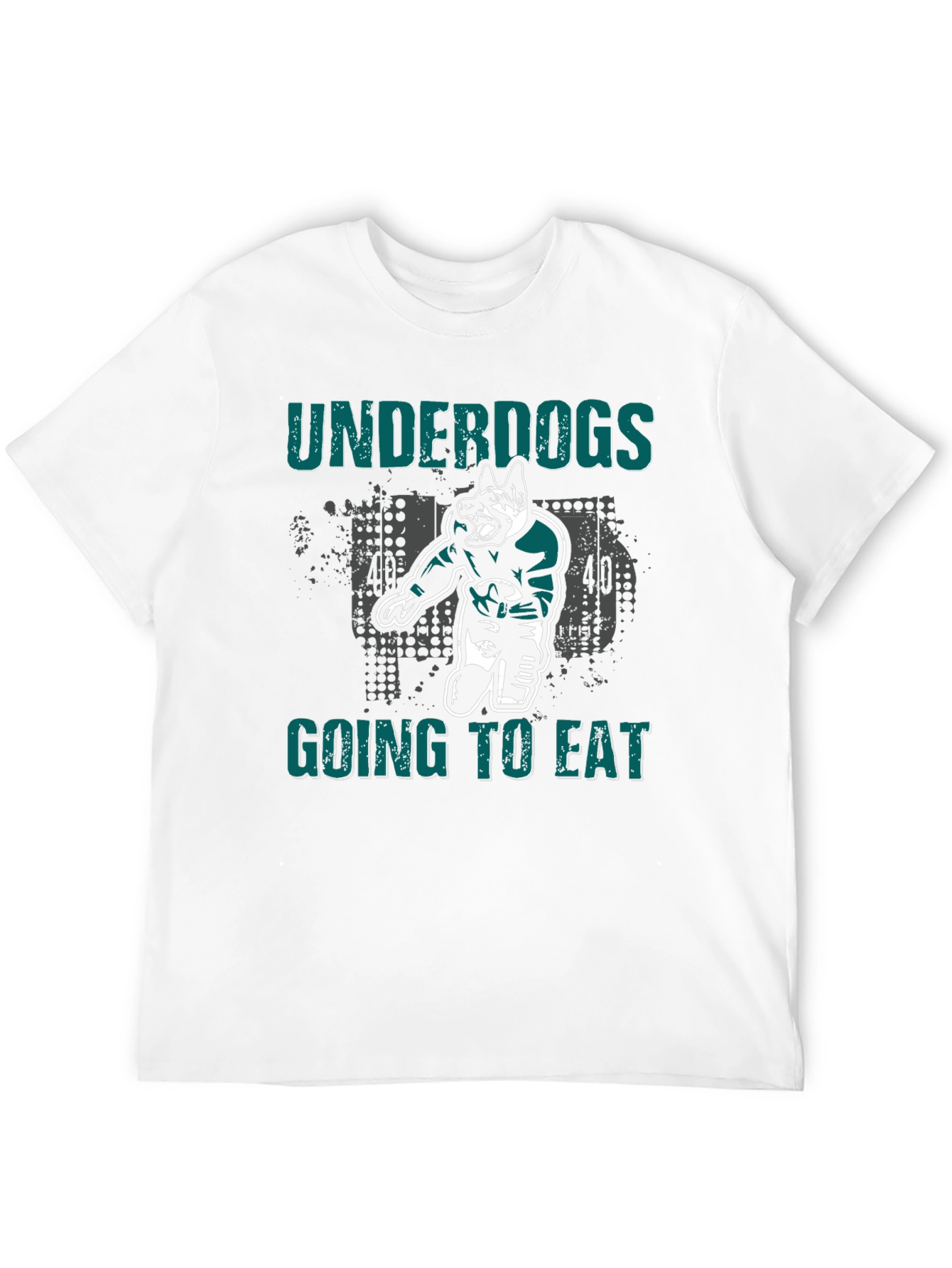 Underdogs Going To Eat Football Dog T-Shirt
