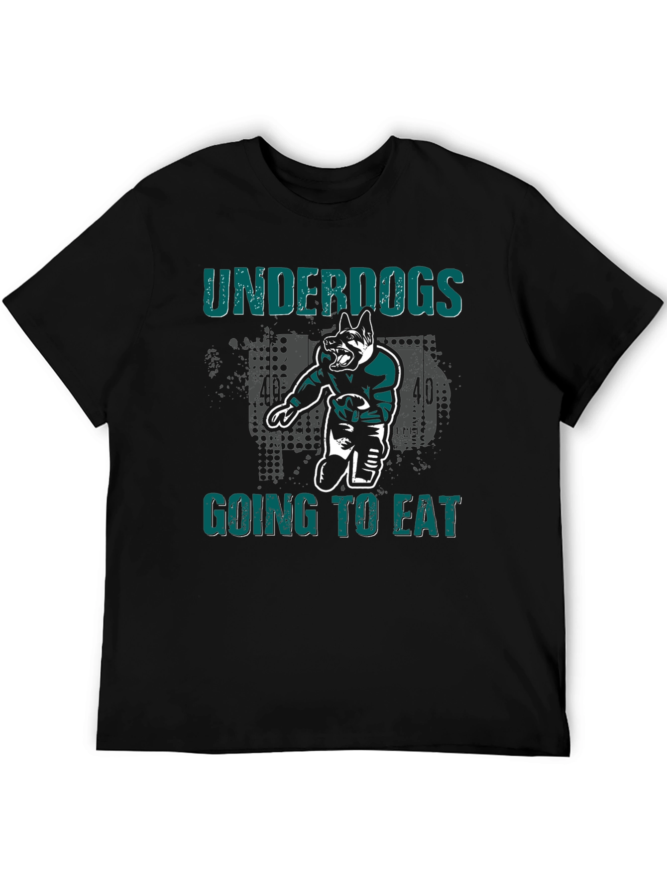 Underdogs Going To Eat Football Dog T-Shirt