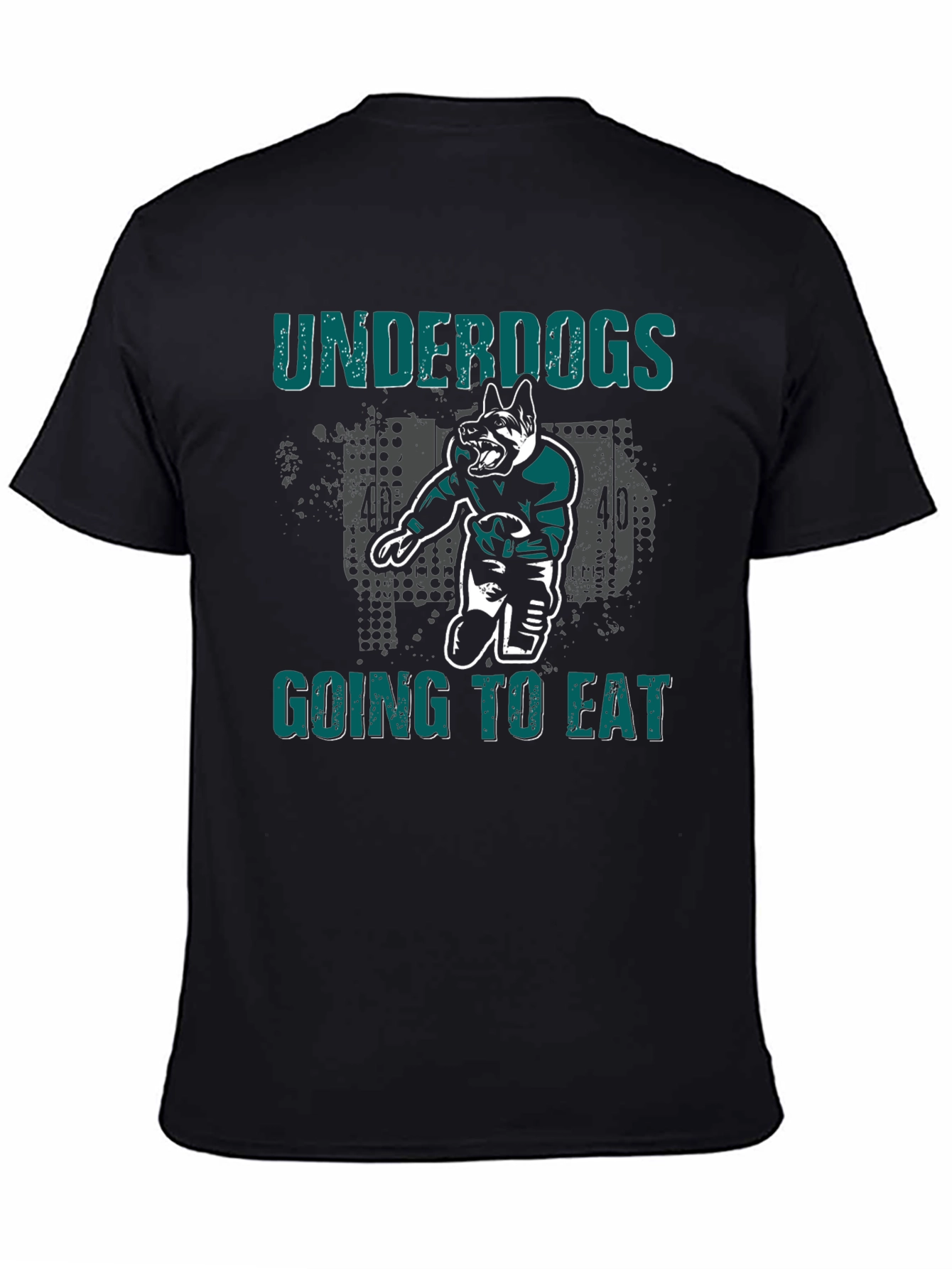 Underdogs Going To Eat Football Dog T-Shirt