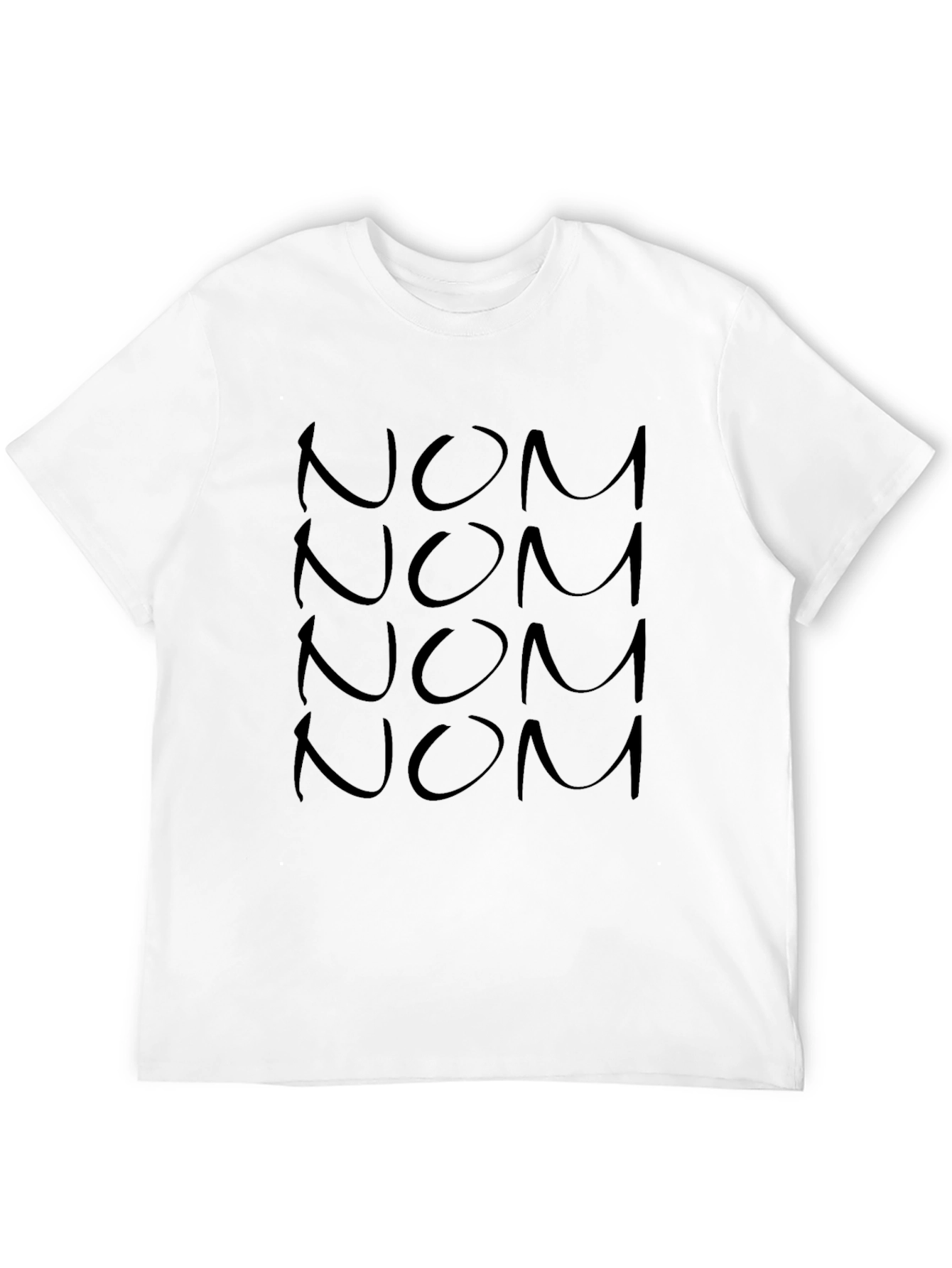 Nom Patterned Graphic Tee - Soft Cotton Blend