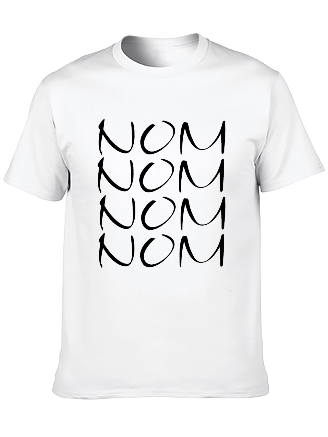 Nom Patterned Graphic Tee - Soft Cotton Blend