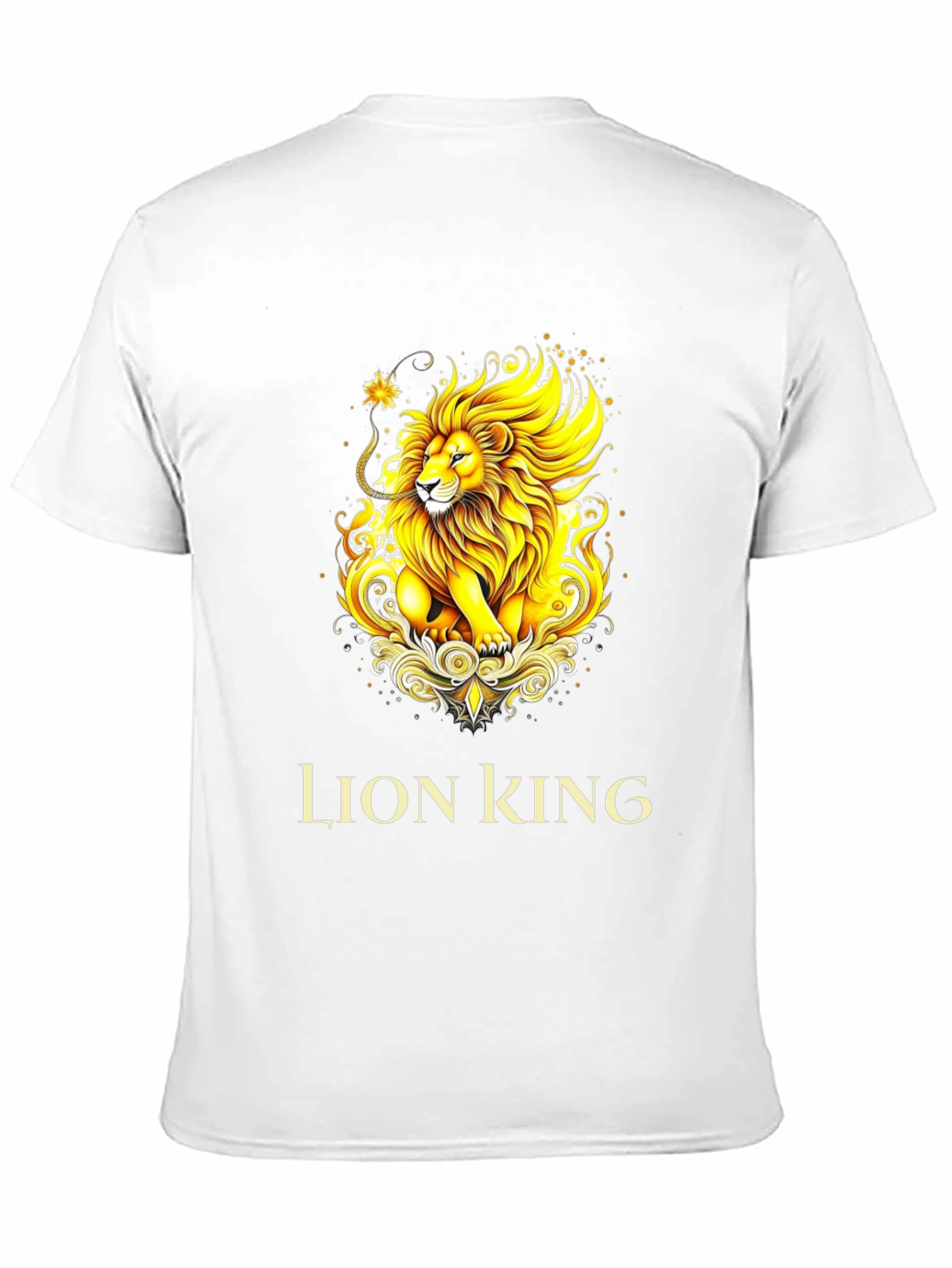 Lion King Graphic Tee - Black Cotton T-Shirt