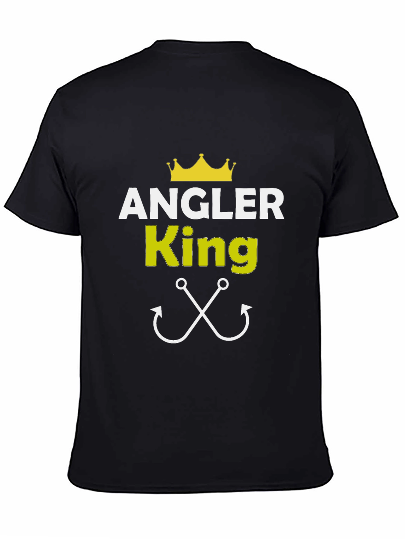 Angler King Black T-Shirt