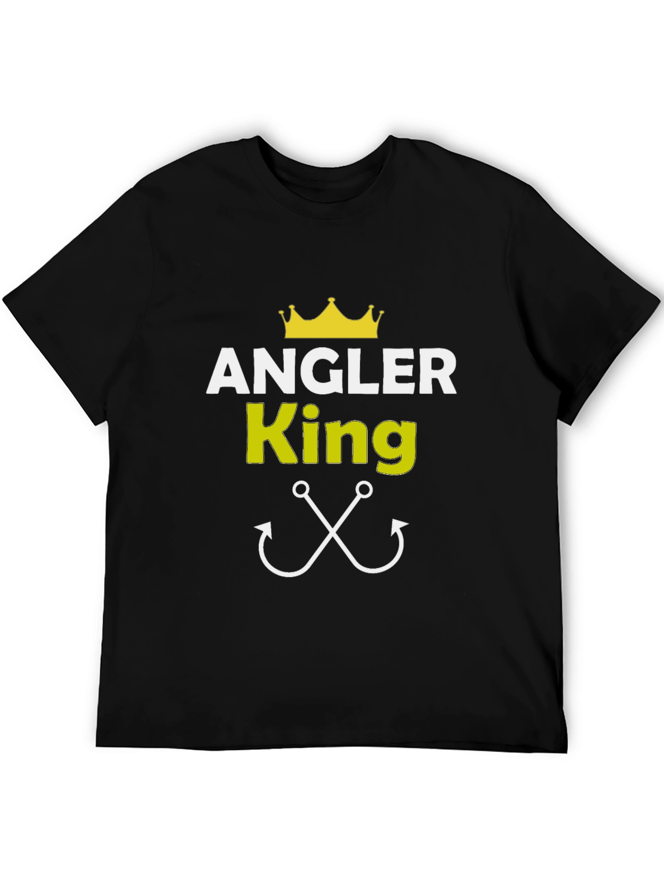 Angler King Black T-Shirt