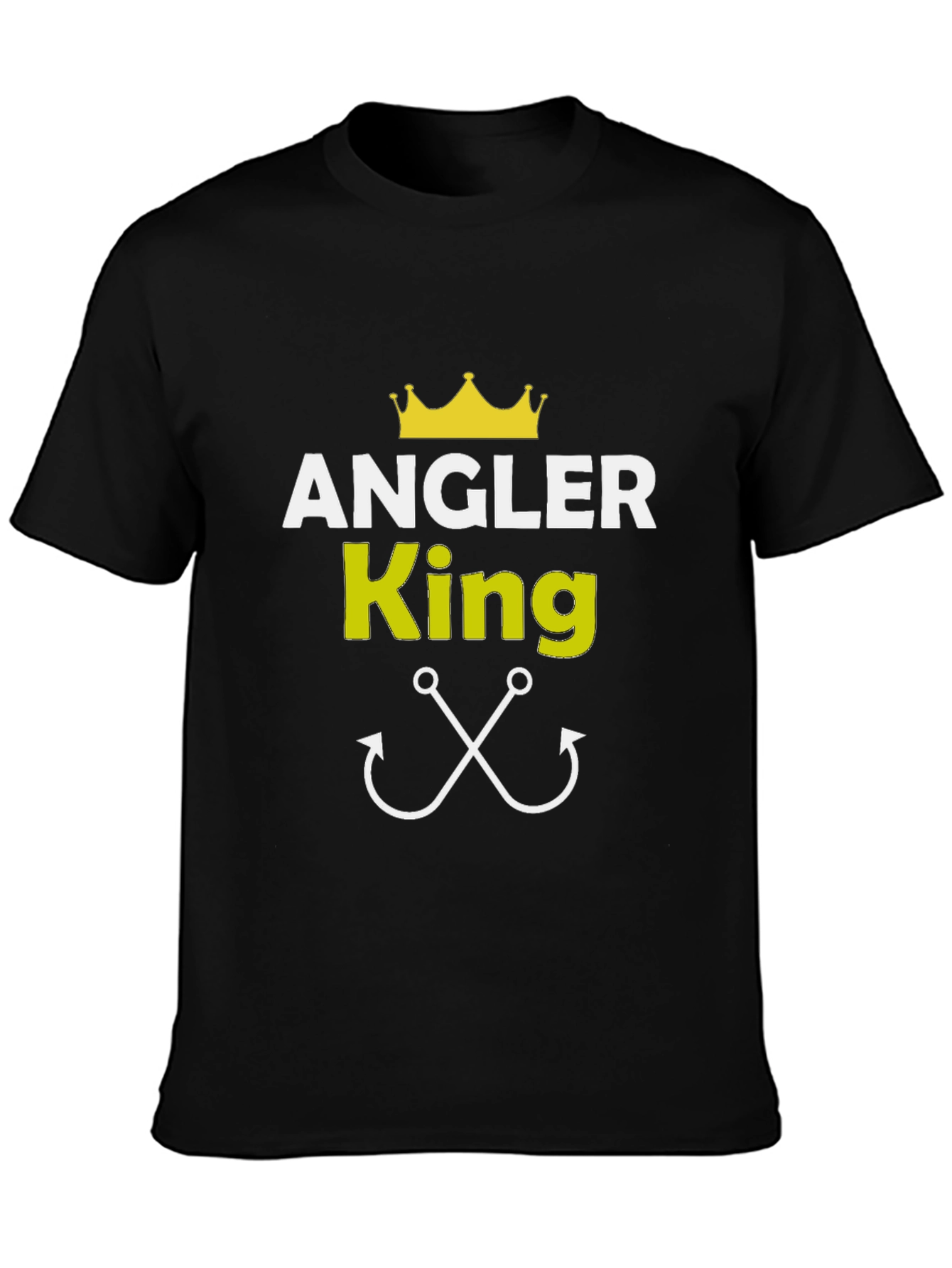 Angler King Black T-Shirt