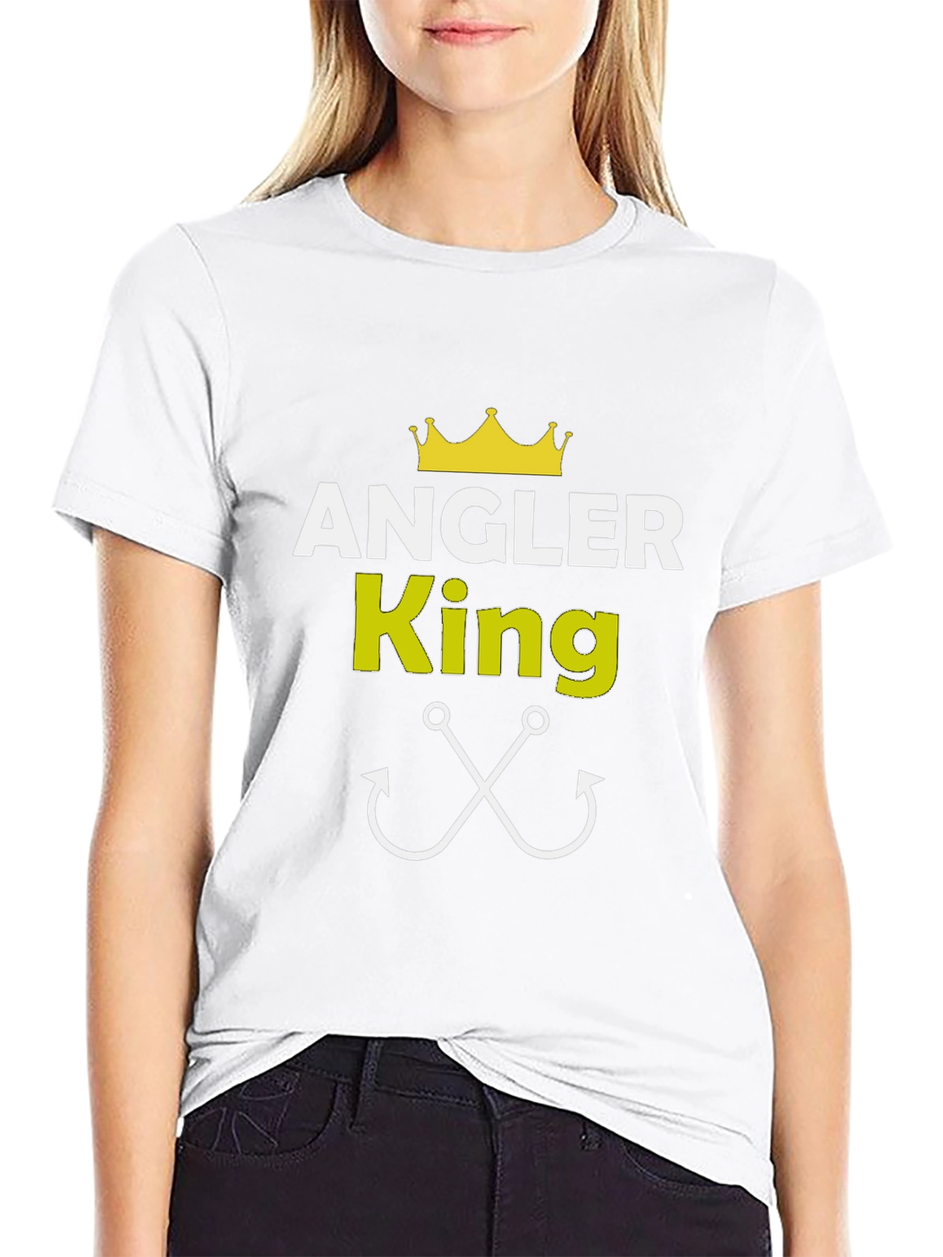 Angler King Black T-Shirt