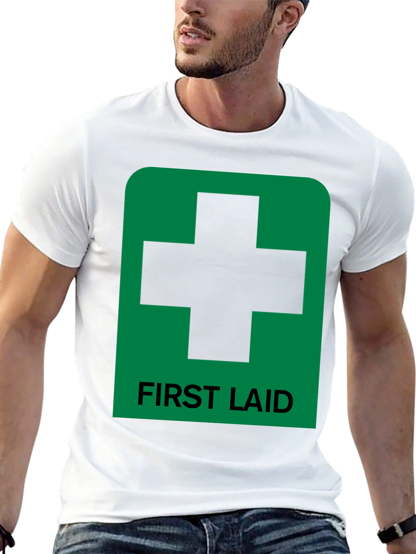 First Laid Funny Paramedic T-Shirt