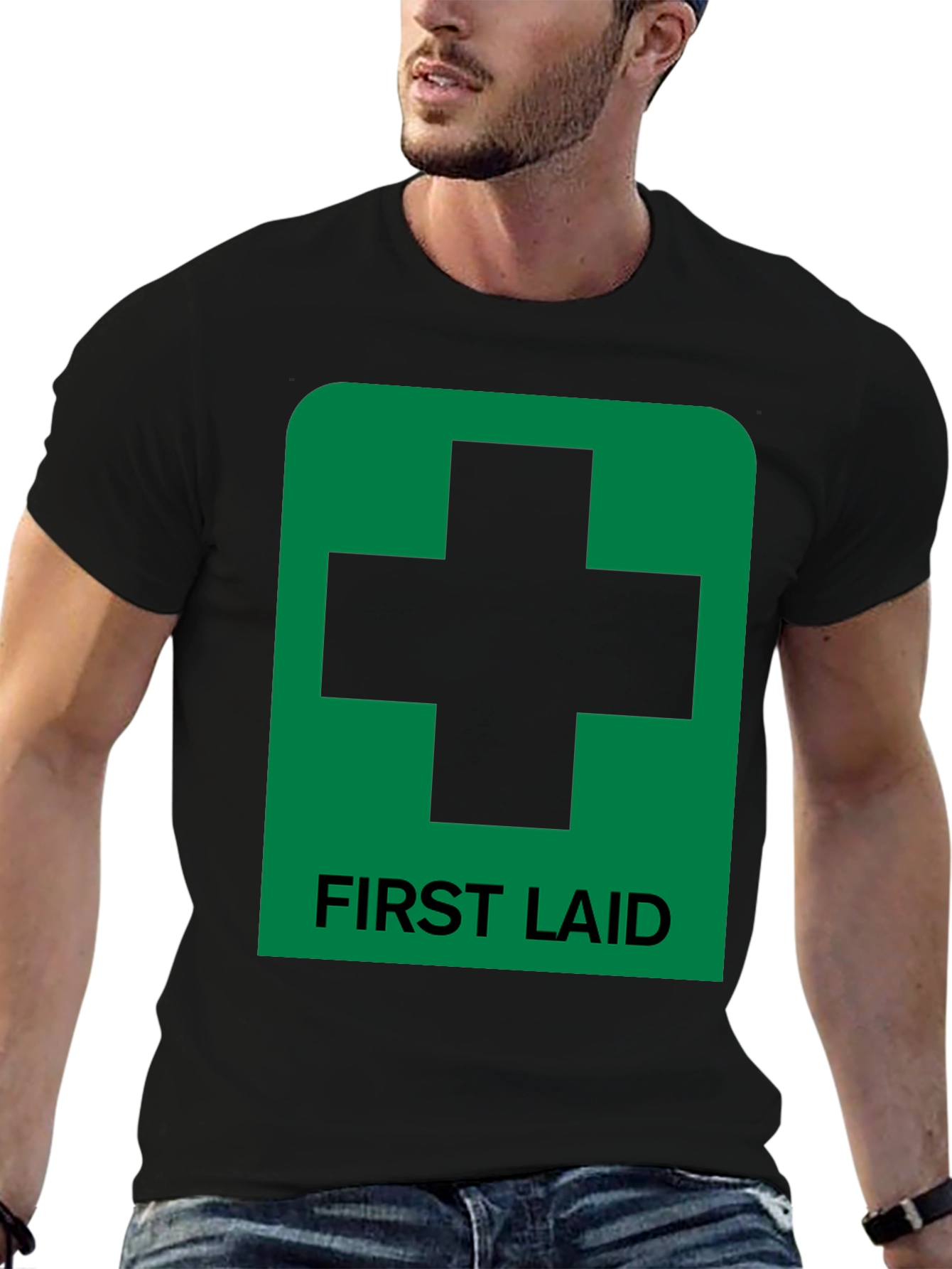 First Laid Funny Paramedic T-Shirt