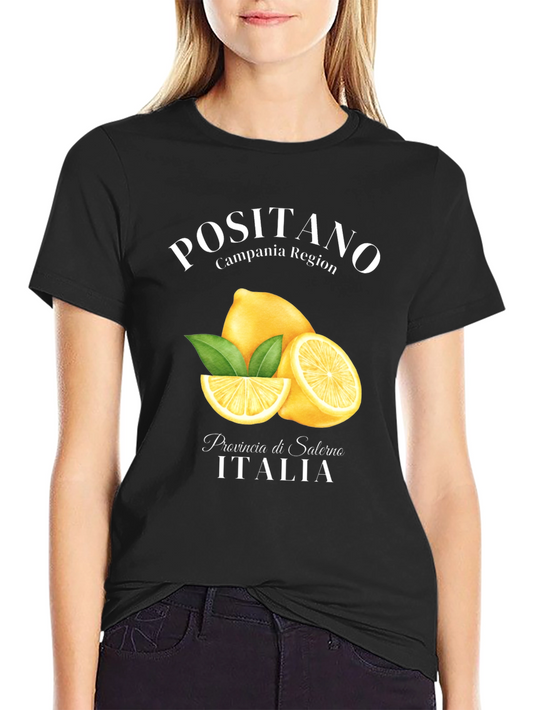 Positano Lemon T-Shirt - Campania Italy Souvenir