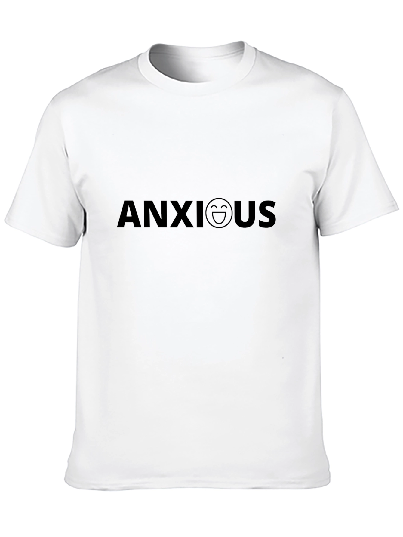 Anxious Graphic Print Tee - Comfort & Style