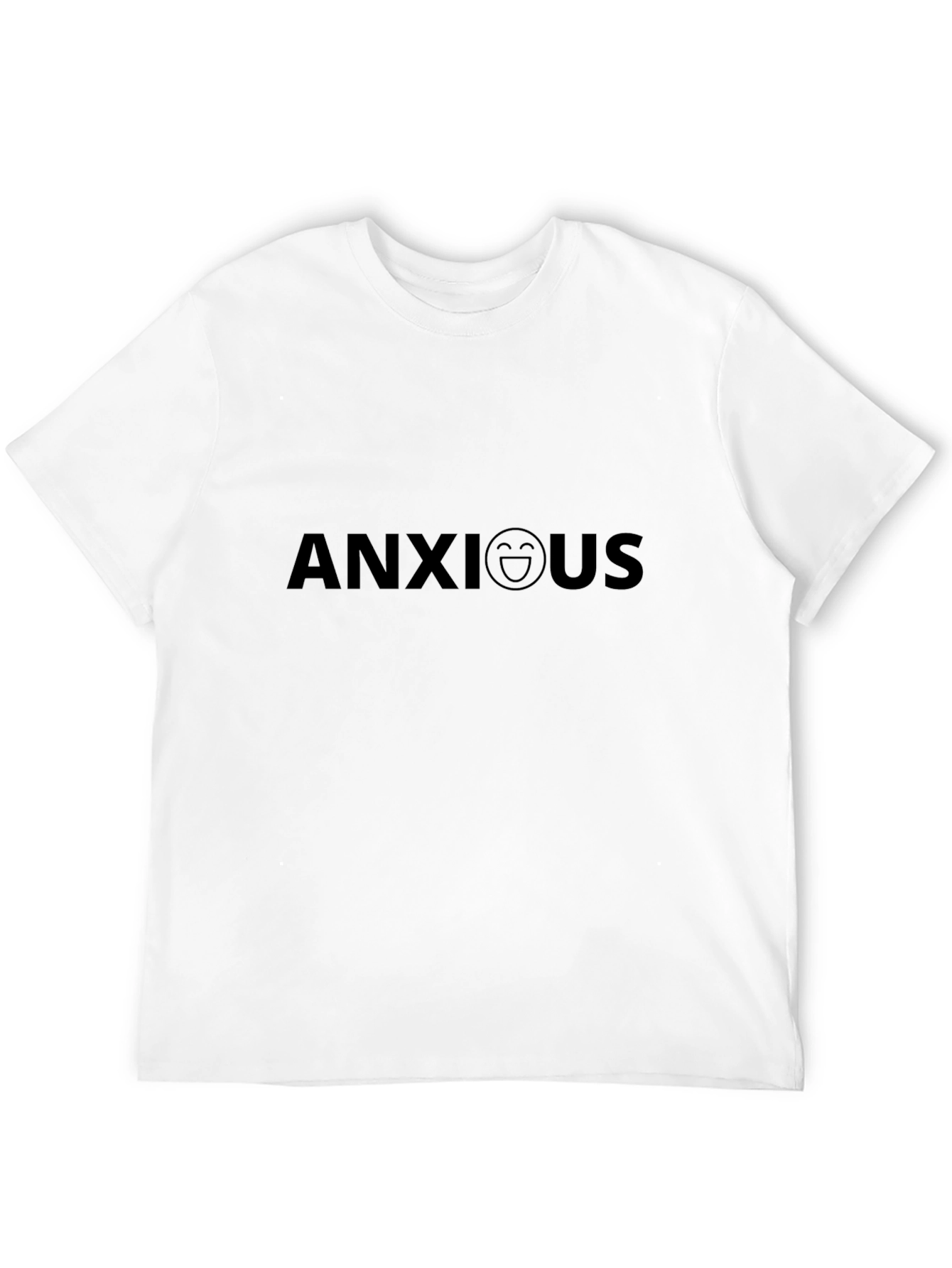 Anxious Graphic Print Tee - Comfort & Style