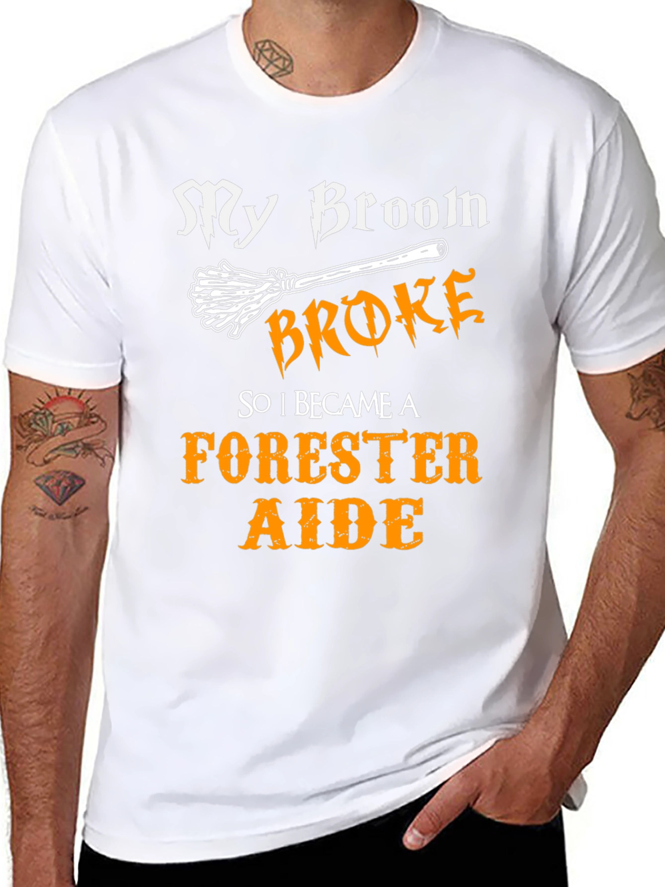 My Broom Broke - Forester Aide T-Shirt