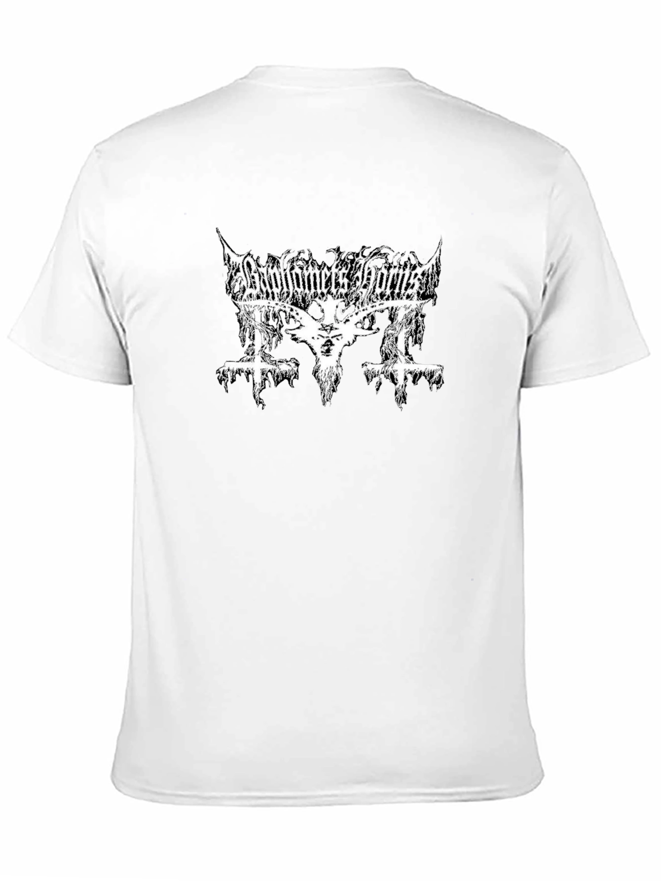 Baphomets Horns T-Shirt - Black Metal Graphic Tee
