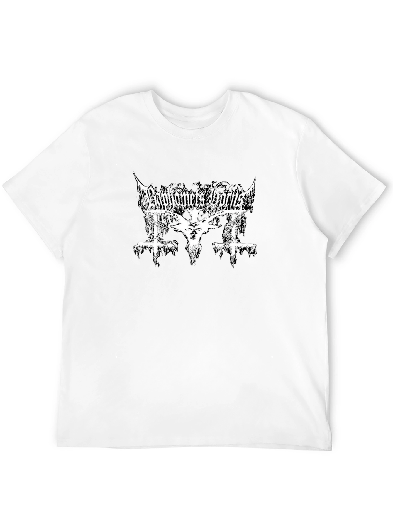 Baphomets Horns T-Shirt - Black Metal Graphic Tee