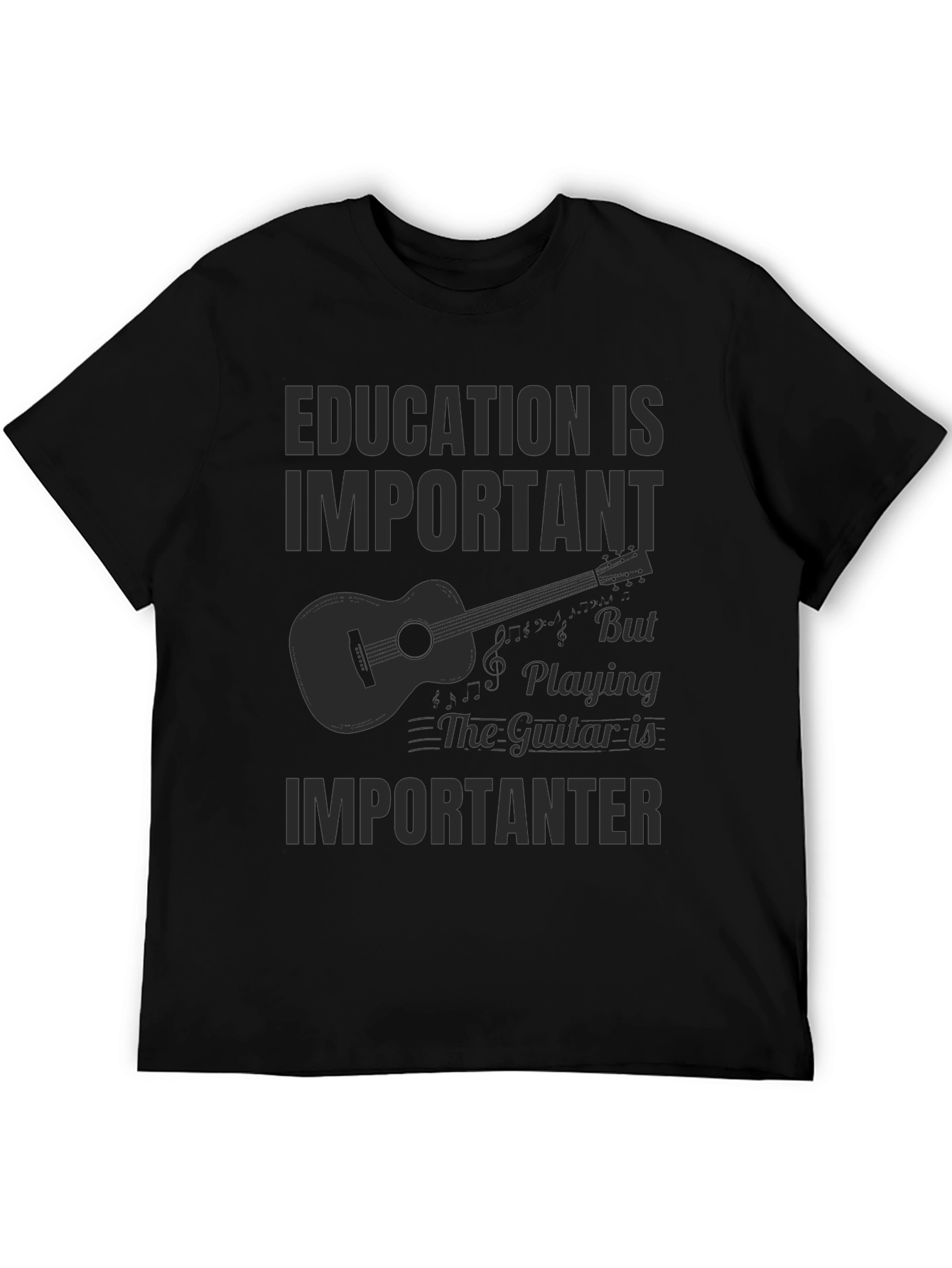 Education is Important Guitar T-Shirt