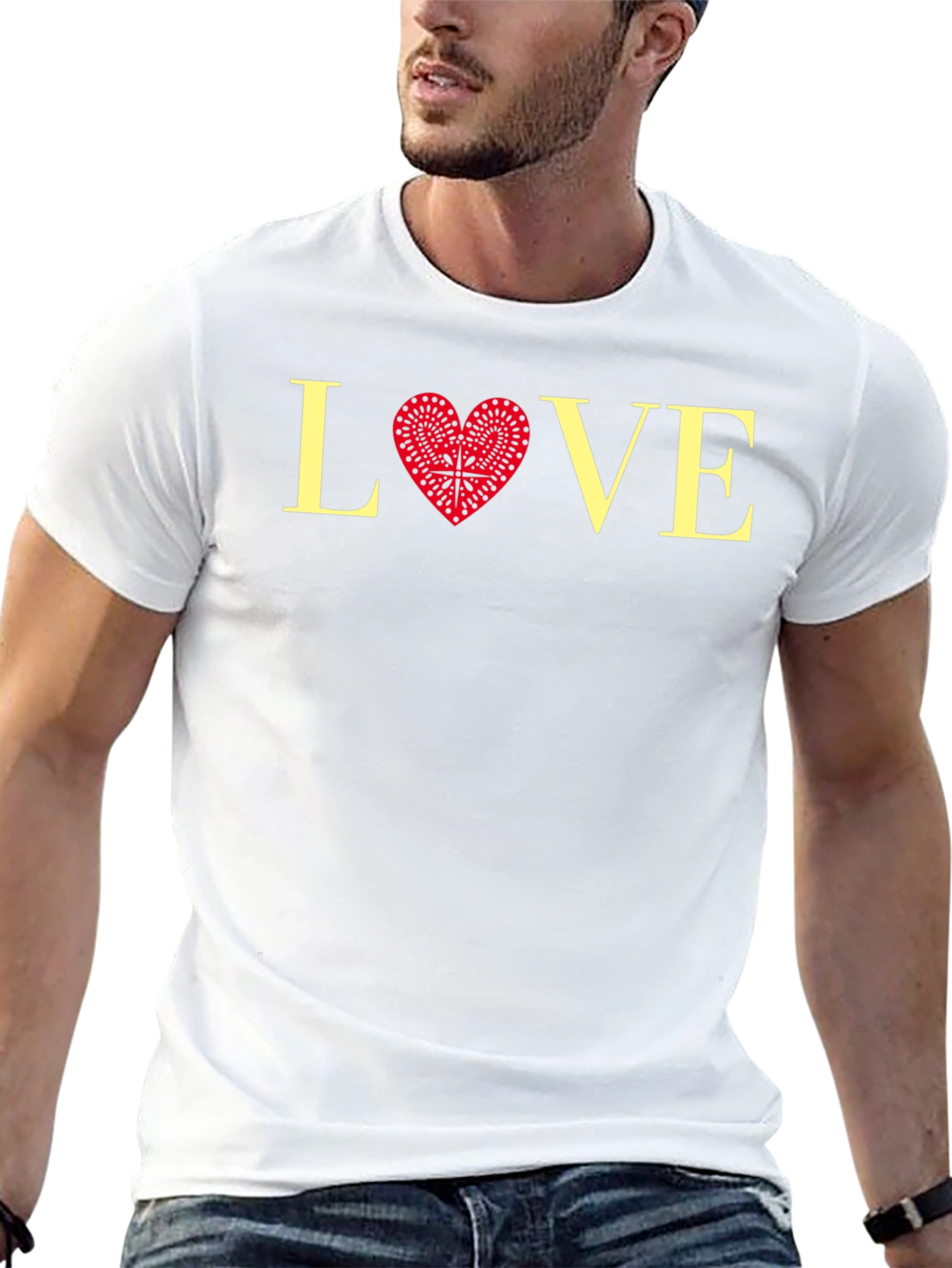 Love Heart Graphic Tee