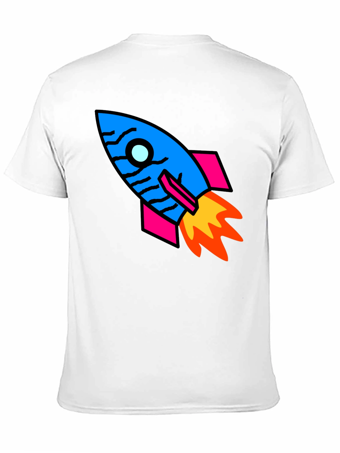 Rocket T-Shirt - Graphic Print Tee