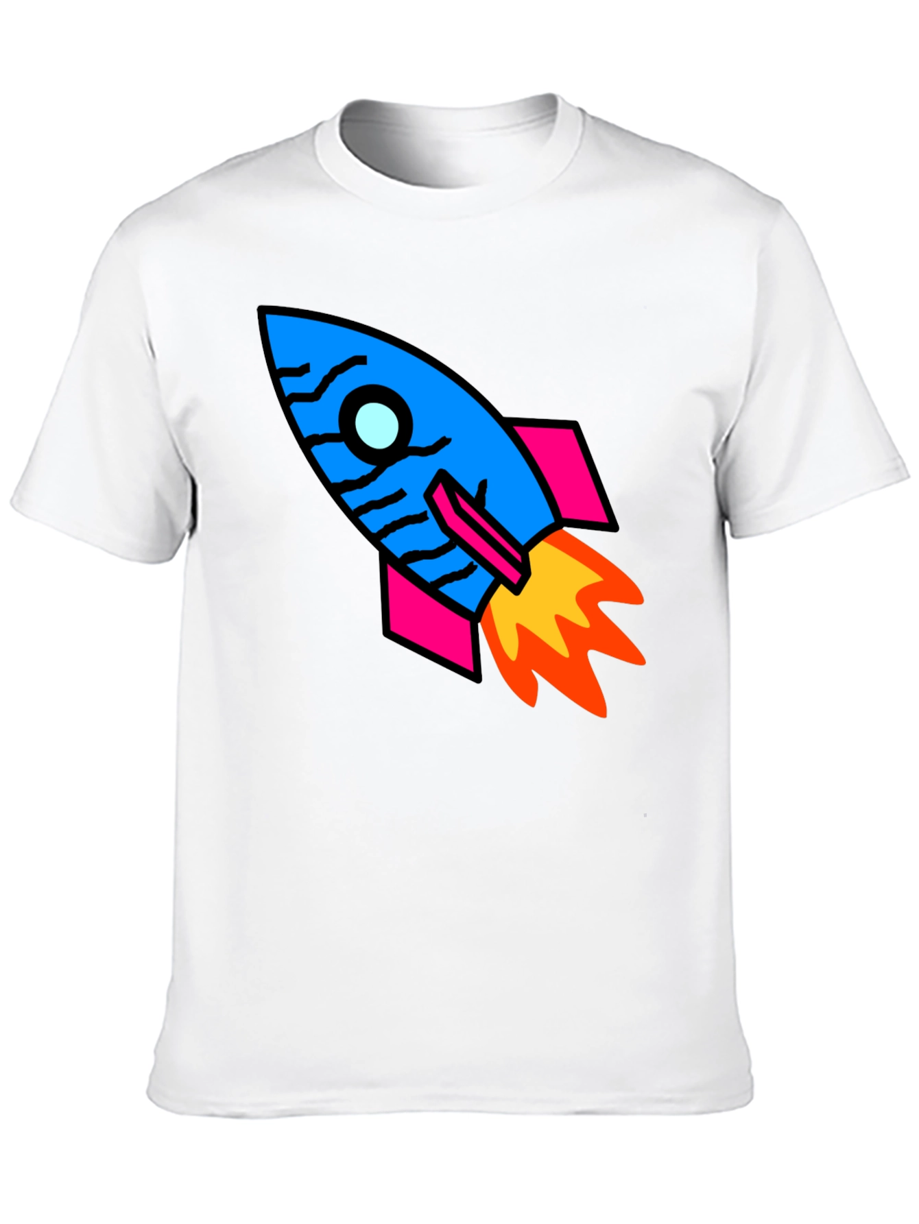 Rocket T-Shirt - Graphic Print Tee