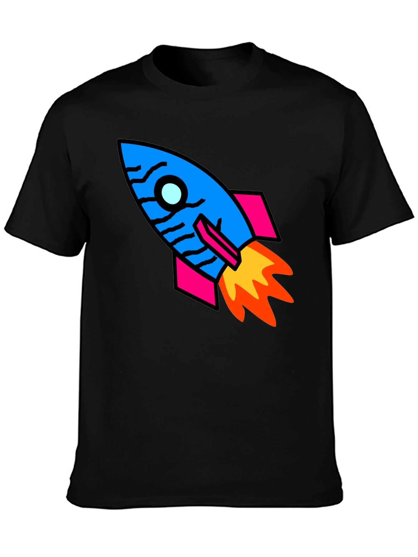 Rocket T-Shirt - Graphic Print Tee
