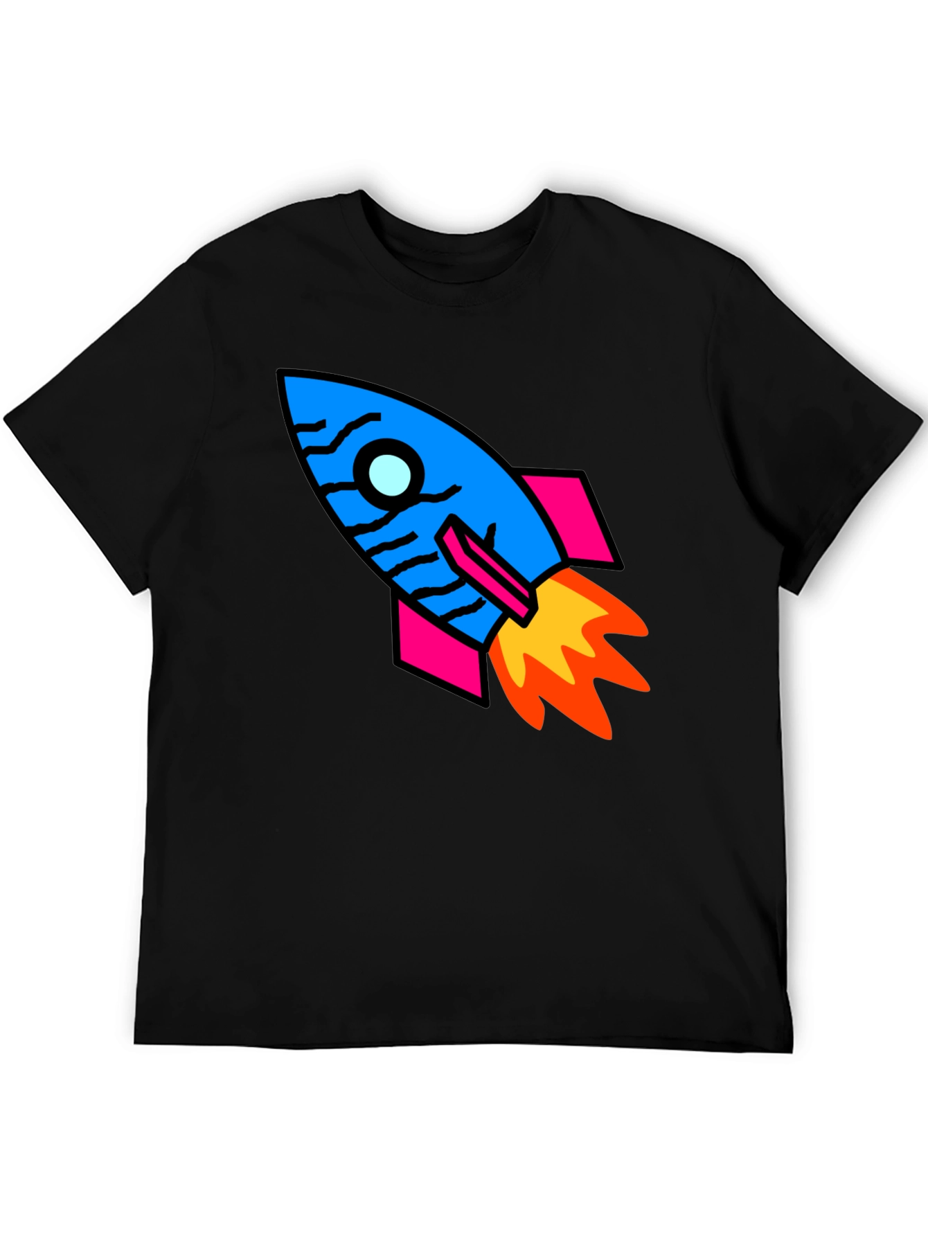 Rocket T-Shirt - Graphic Print Tee
