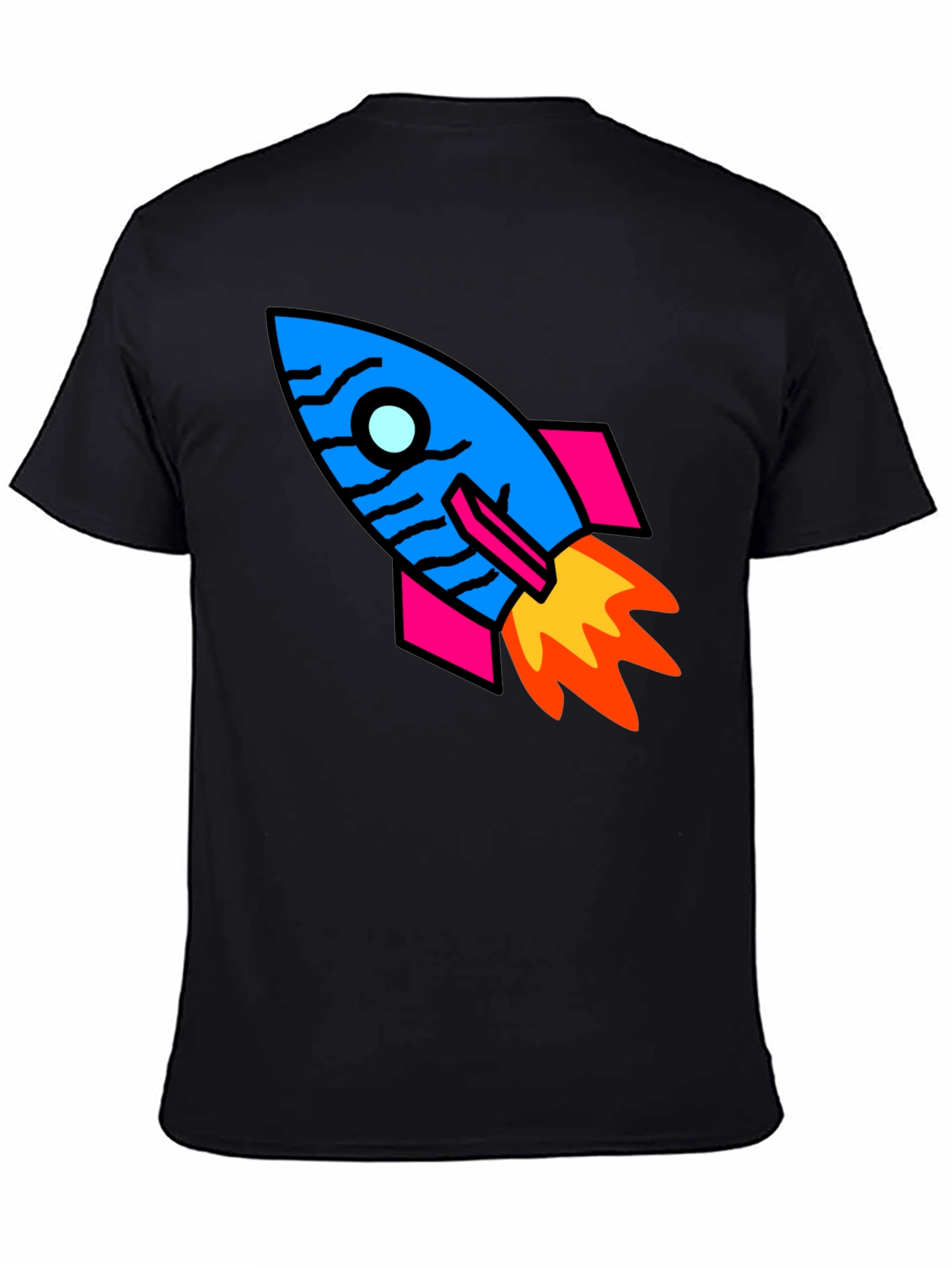 Rocket T-Shirt - Graphic Print Tee