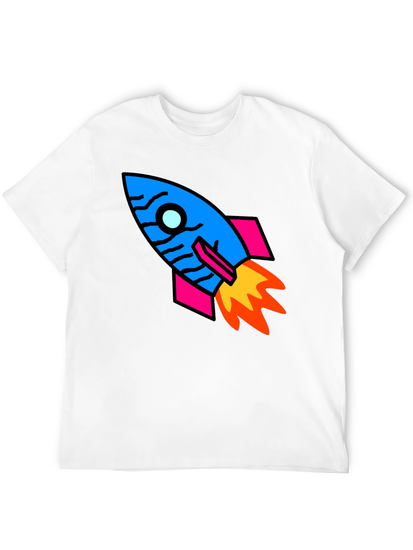 Rocket T-Shirt - Graphic Print Tee