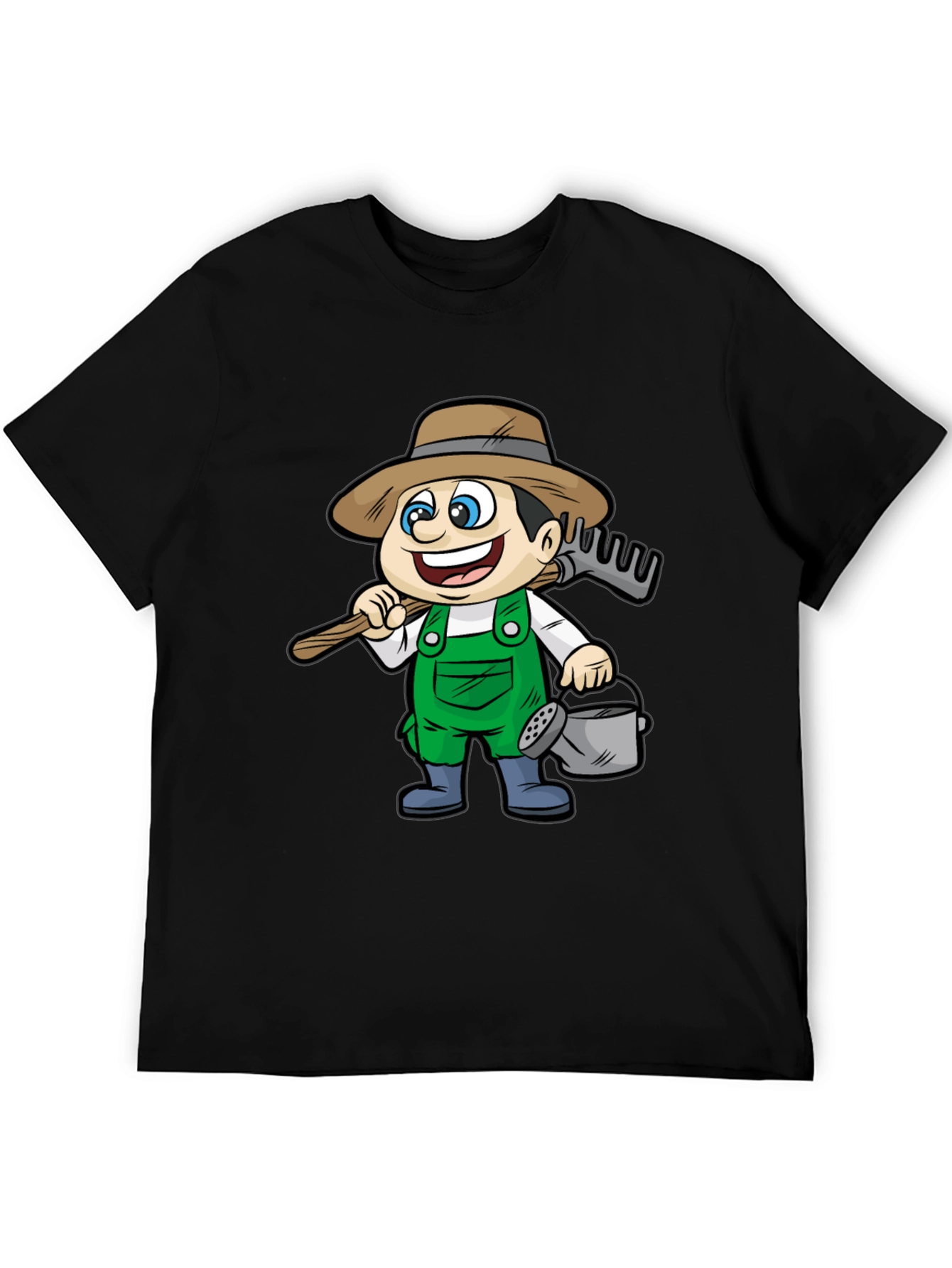 Cartoon Farmer T-Shirt - Fun Graphic Tee