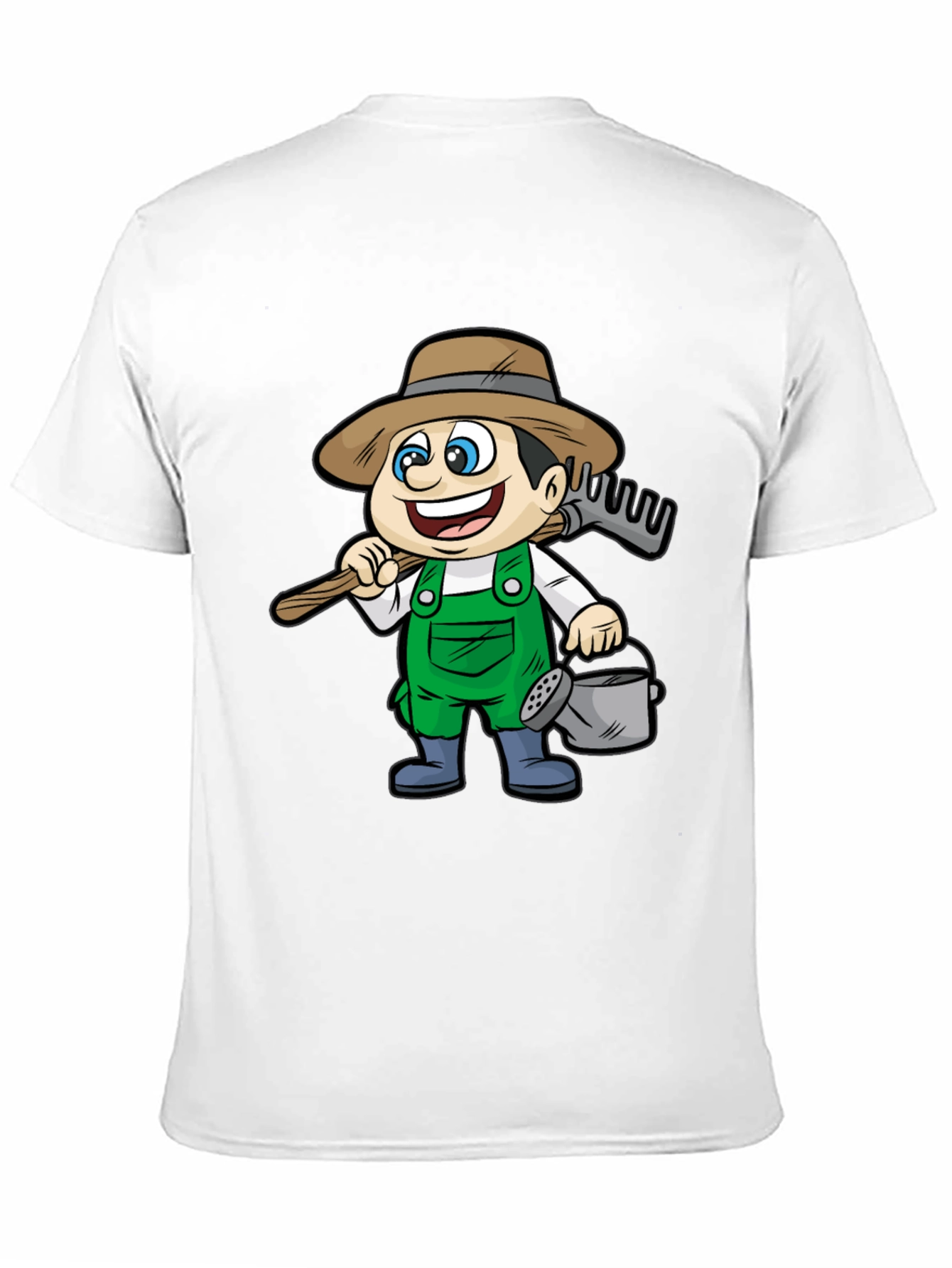 Cartoon Farmer T-Shirt - Fun Graphic Tee