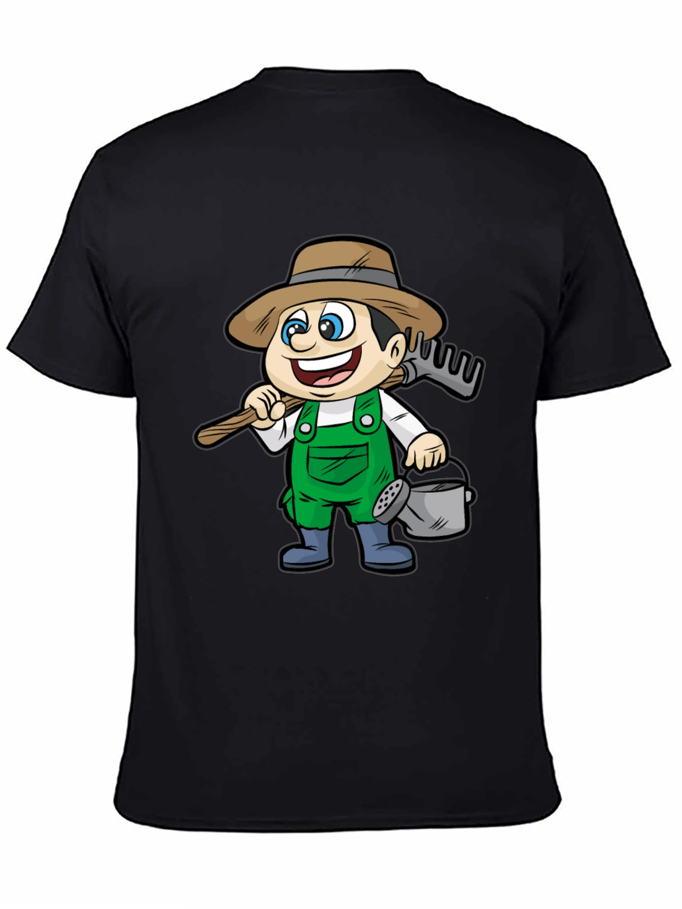 Cartoon Farmer T-Shirt - Fun Graphic Tee