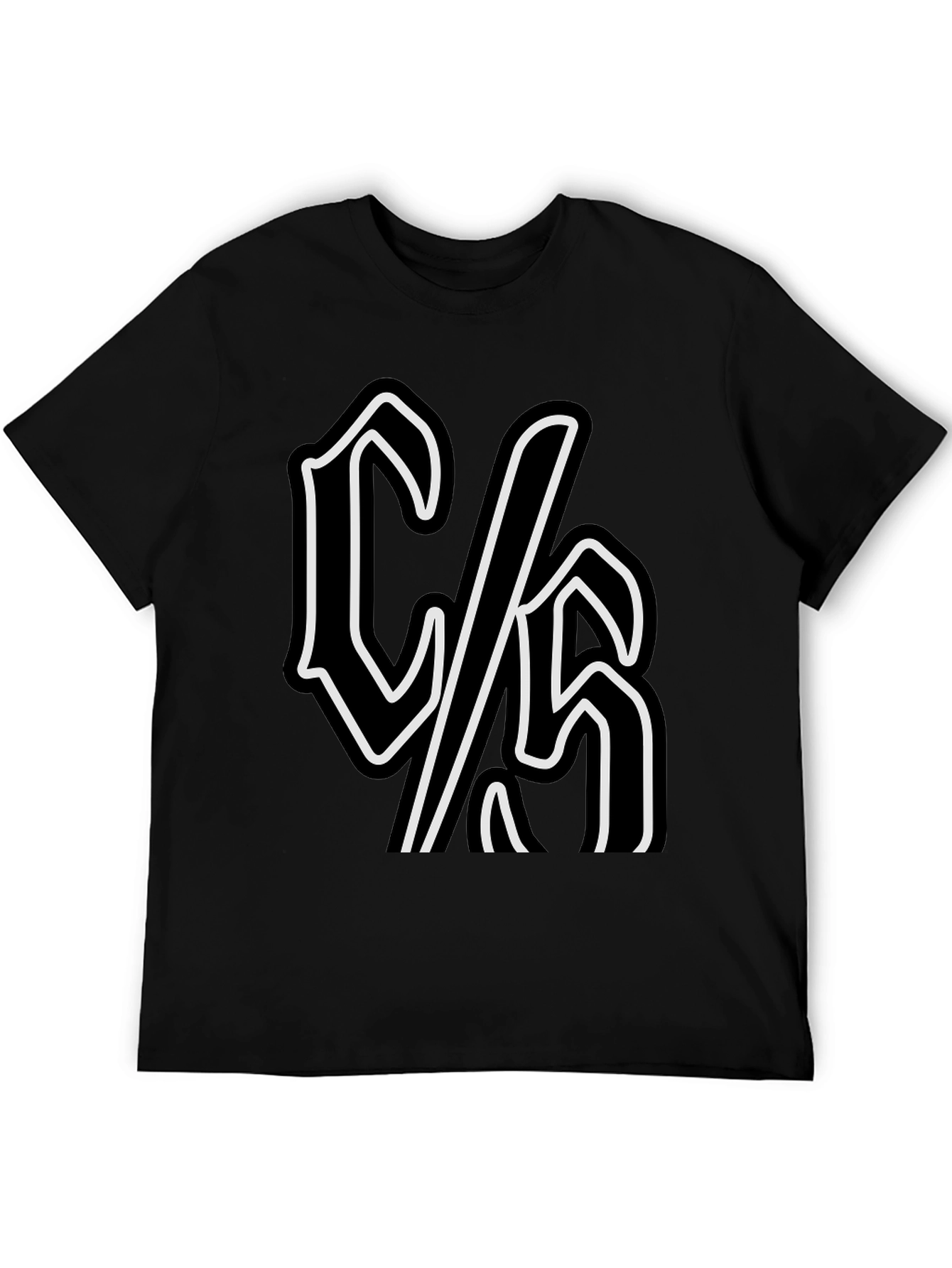 C/S Graphic Tee - Black Cotton T-Shirt