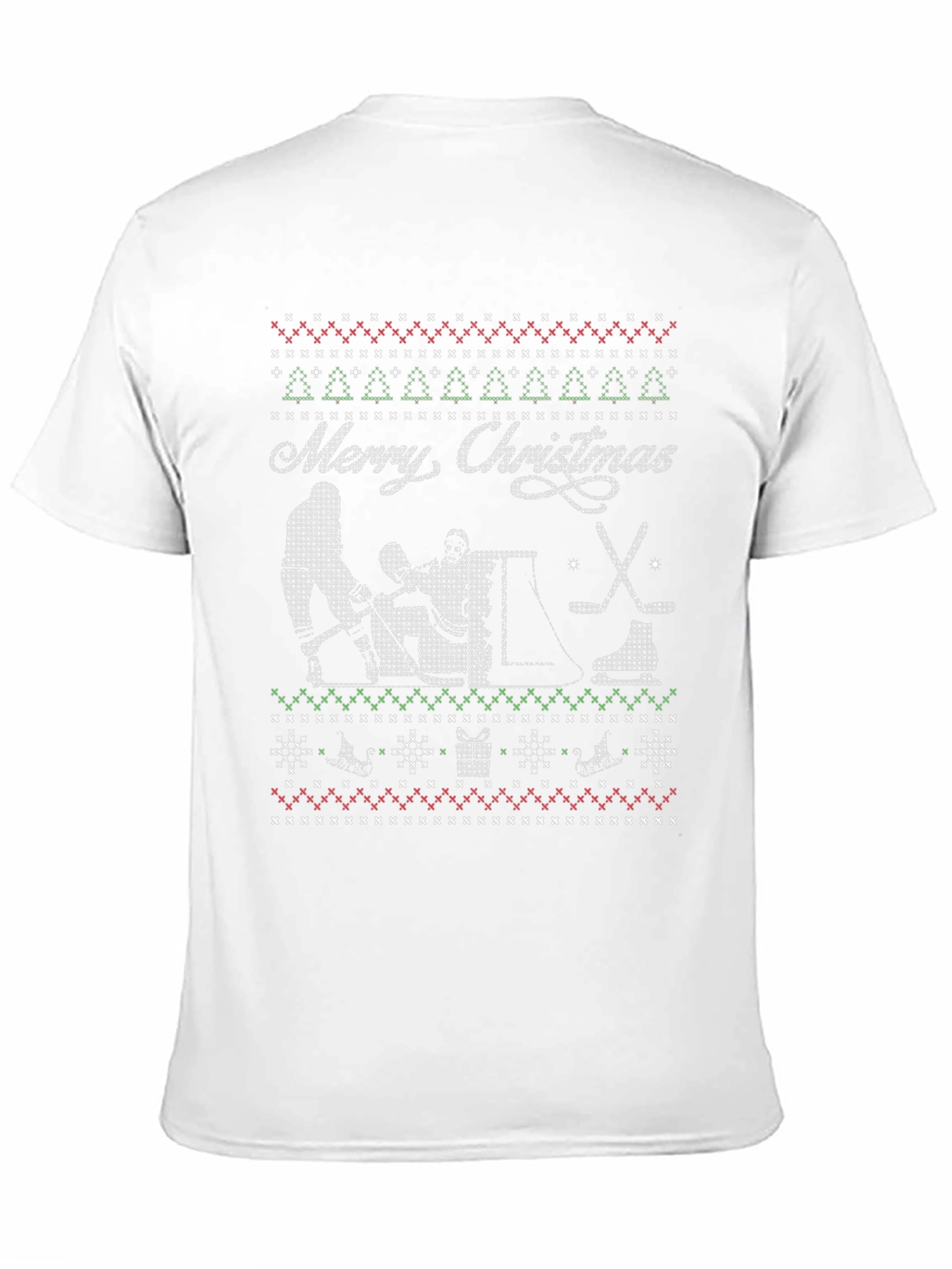 Ugly Christmas Hockey T-Shirt