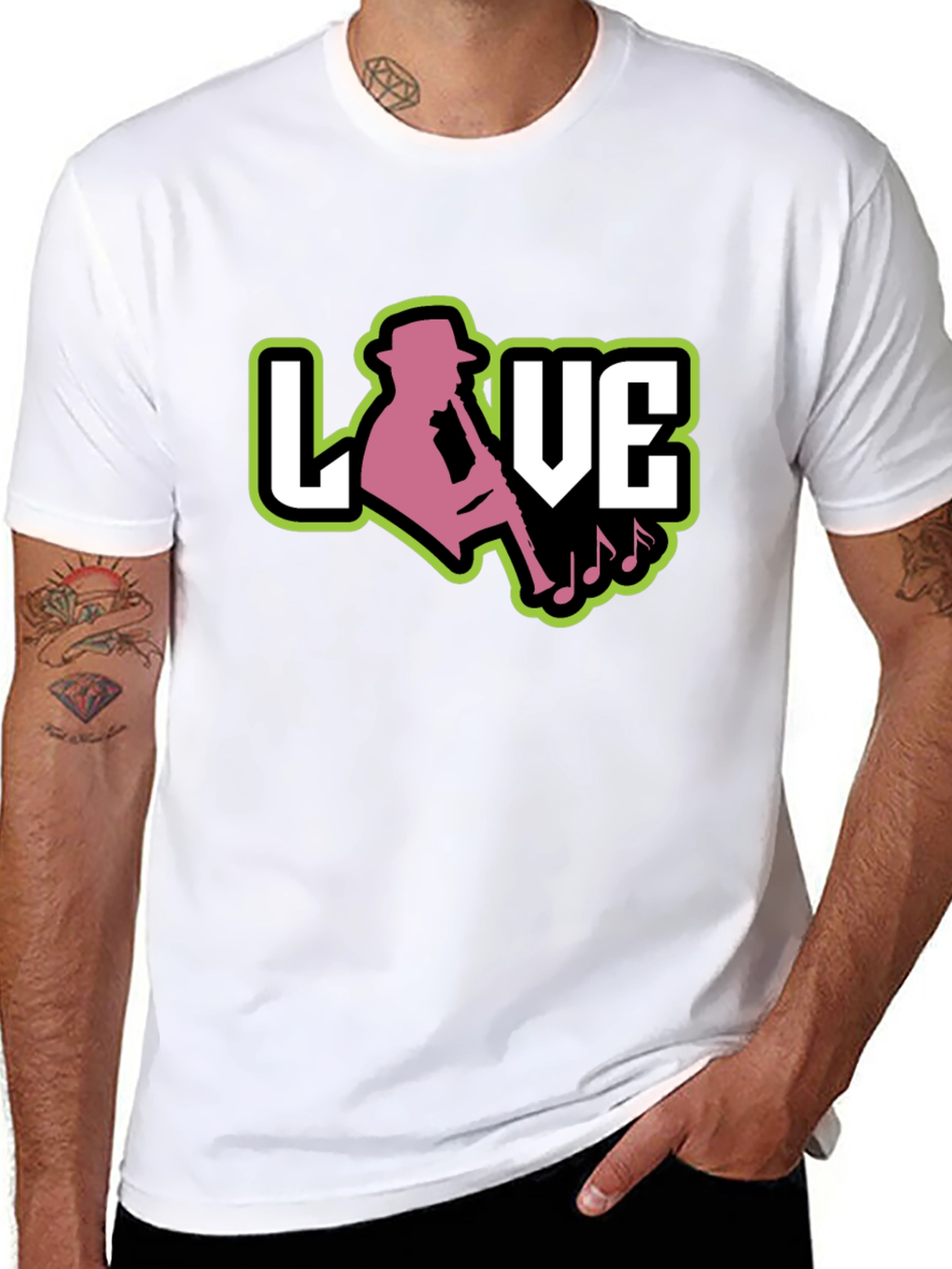 Love Music T-Shirt - Unique Design