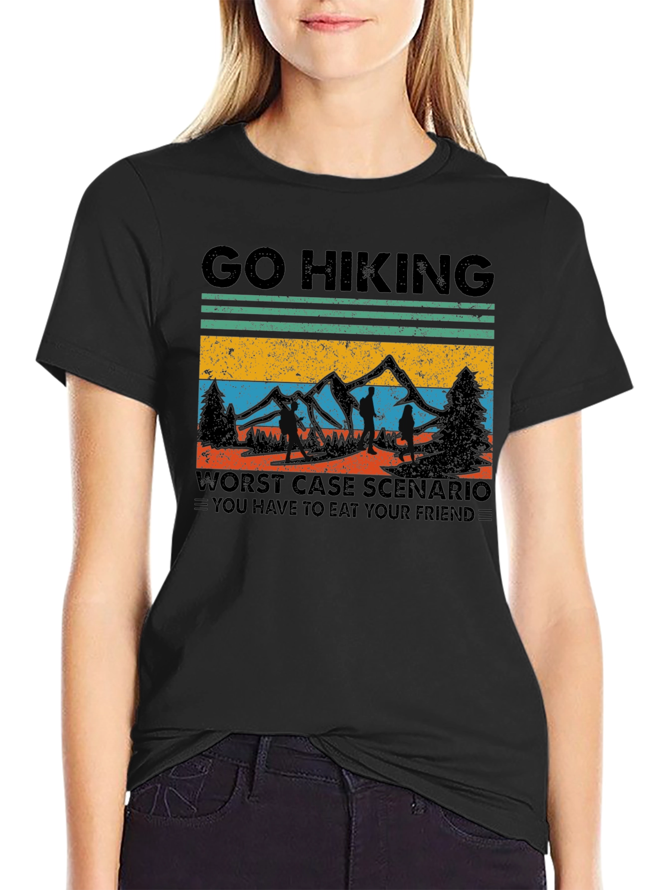Go Hiking Worst Case Eat Your Friend T-Shirt