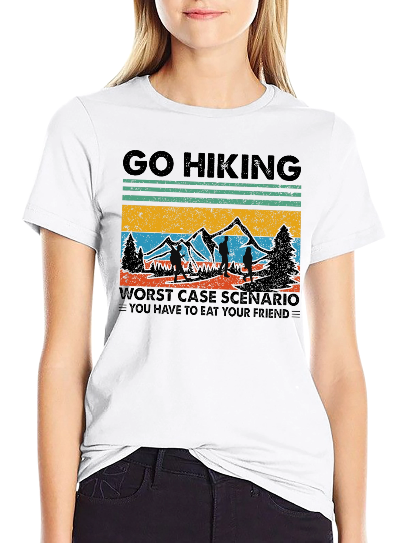 Go Hiking Worst Case Eat Your Friend T-Shirt