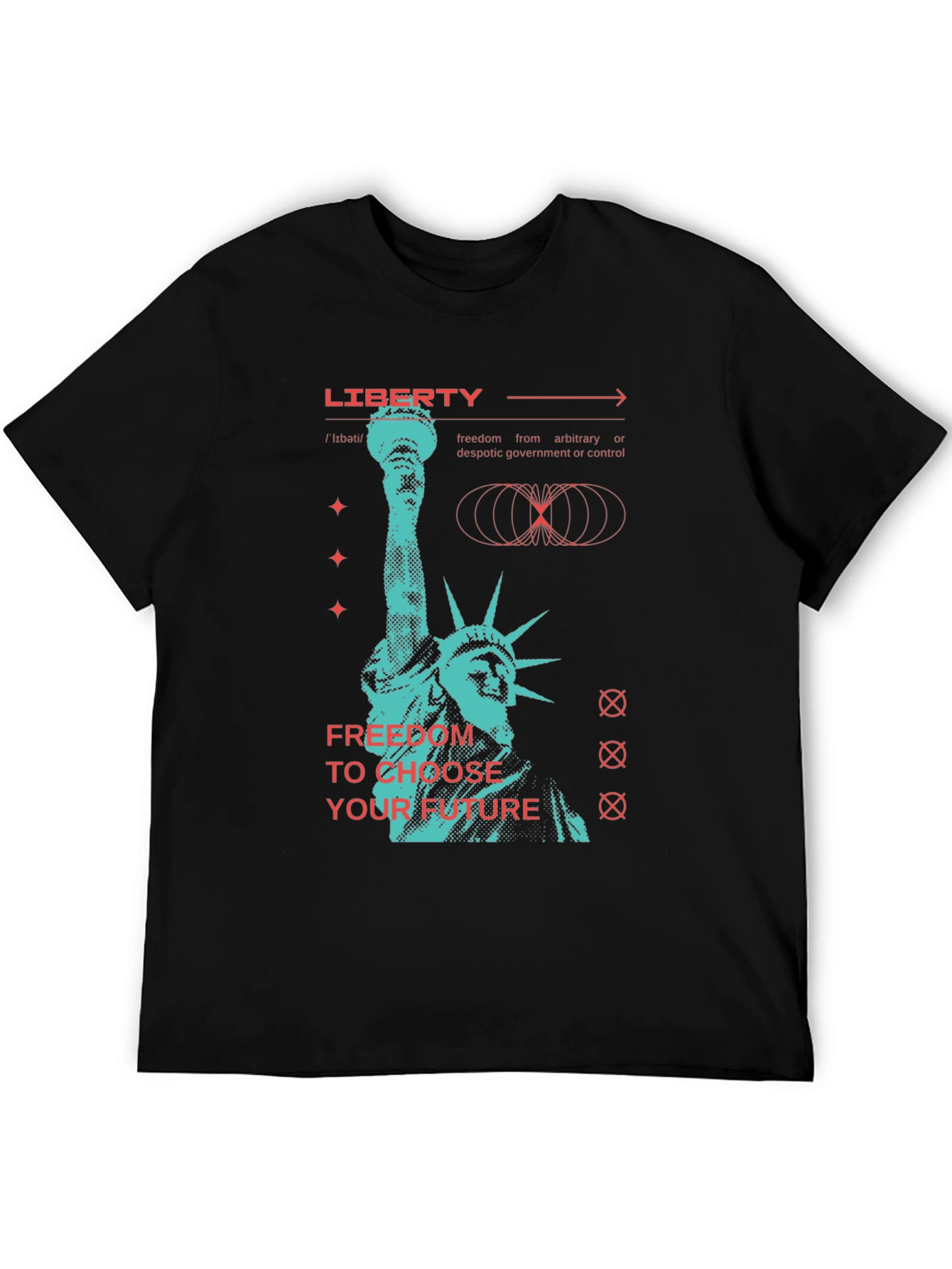 Liberty Graphic T-Shirt - Choose Your Future