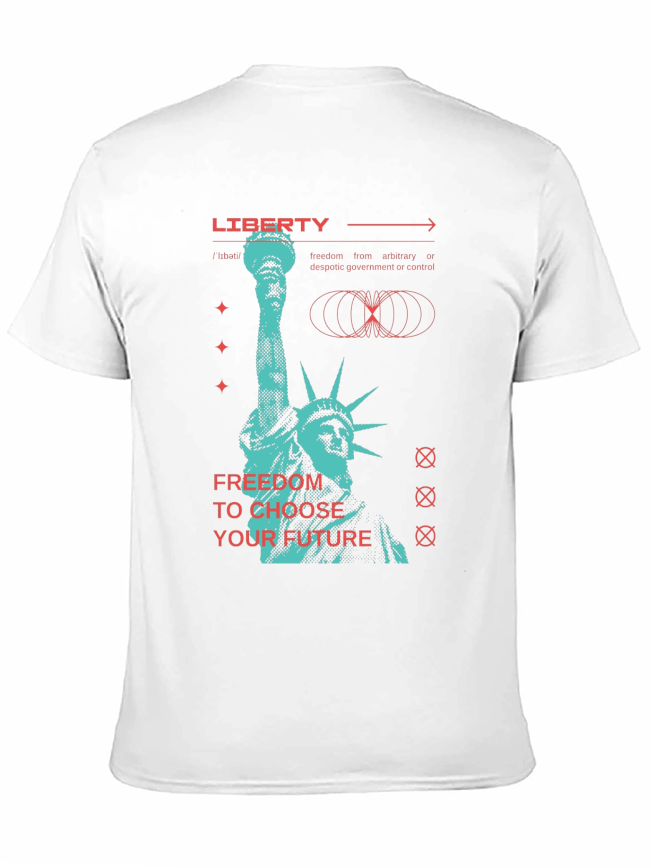Liberty Graphic T-Shirt - Choose Your Future