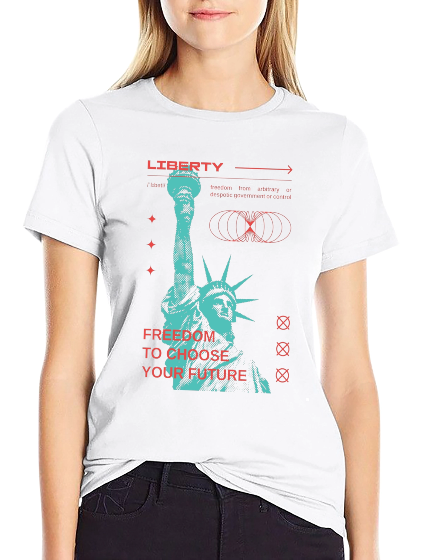 Liberty Graphic T-Shirt - Choose Your Future