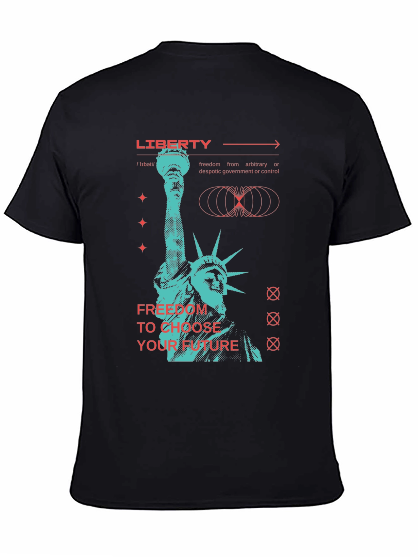 Liberty Graphic T-Shirt - Choose Your Future