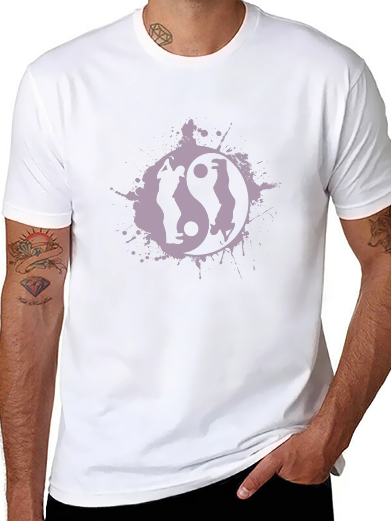 Yin Yang Golf T-Shirt - Balance on the Green