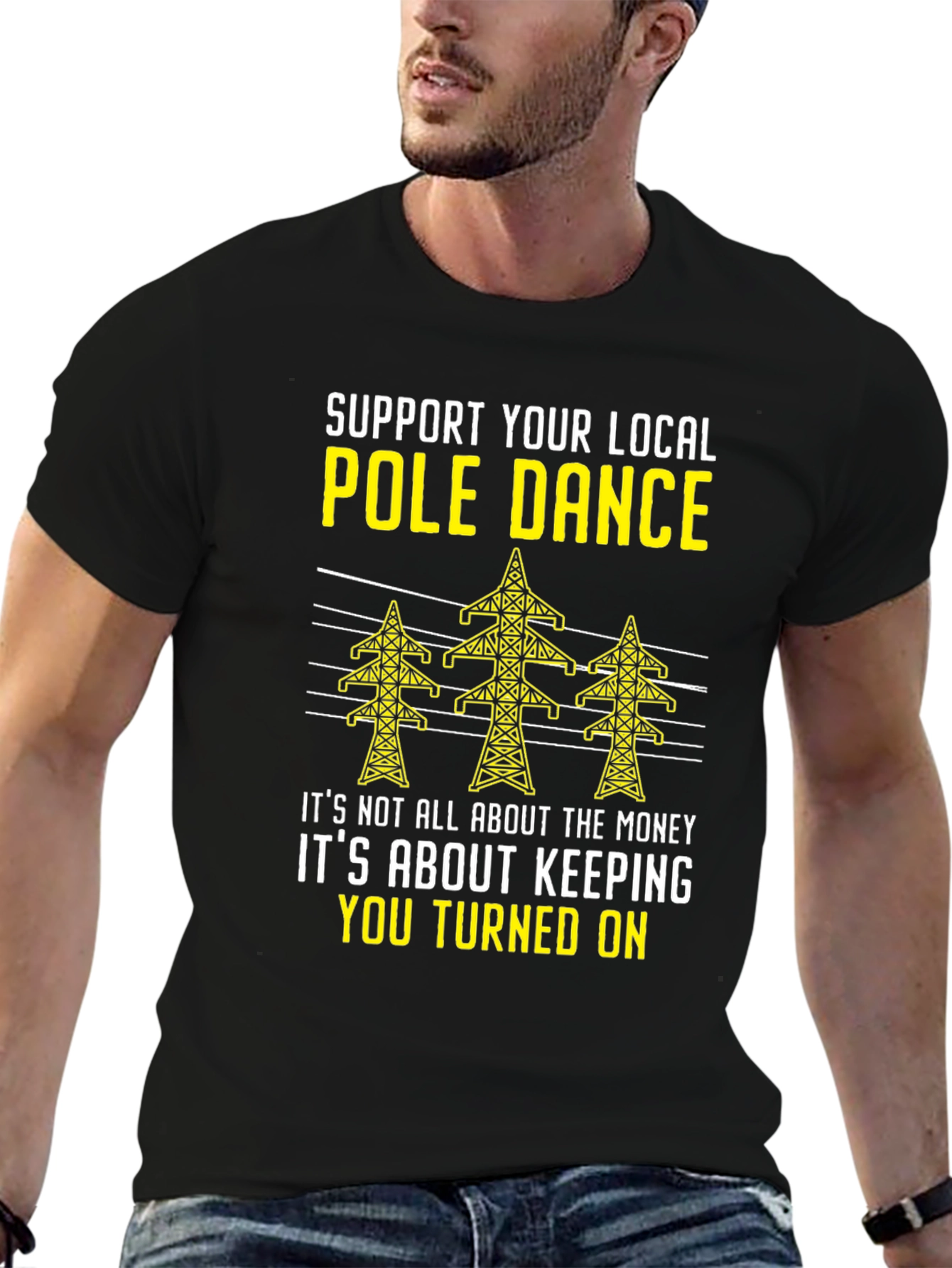 Support Your Local Pole Dance Graphic Tee