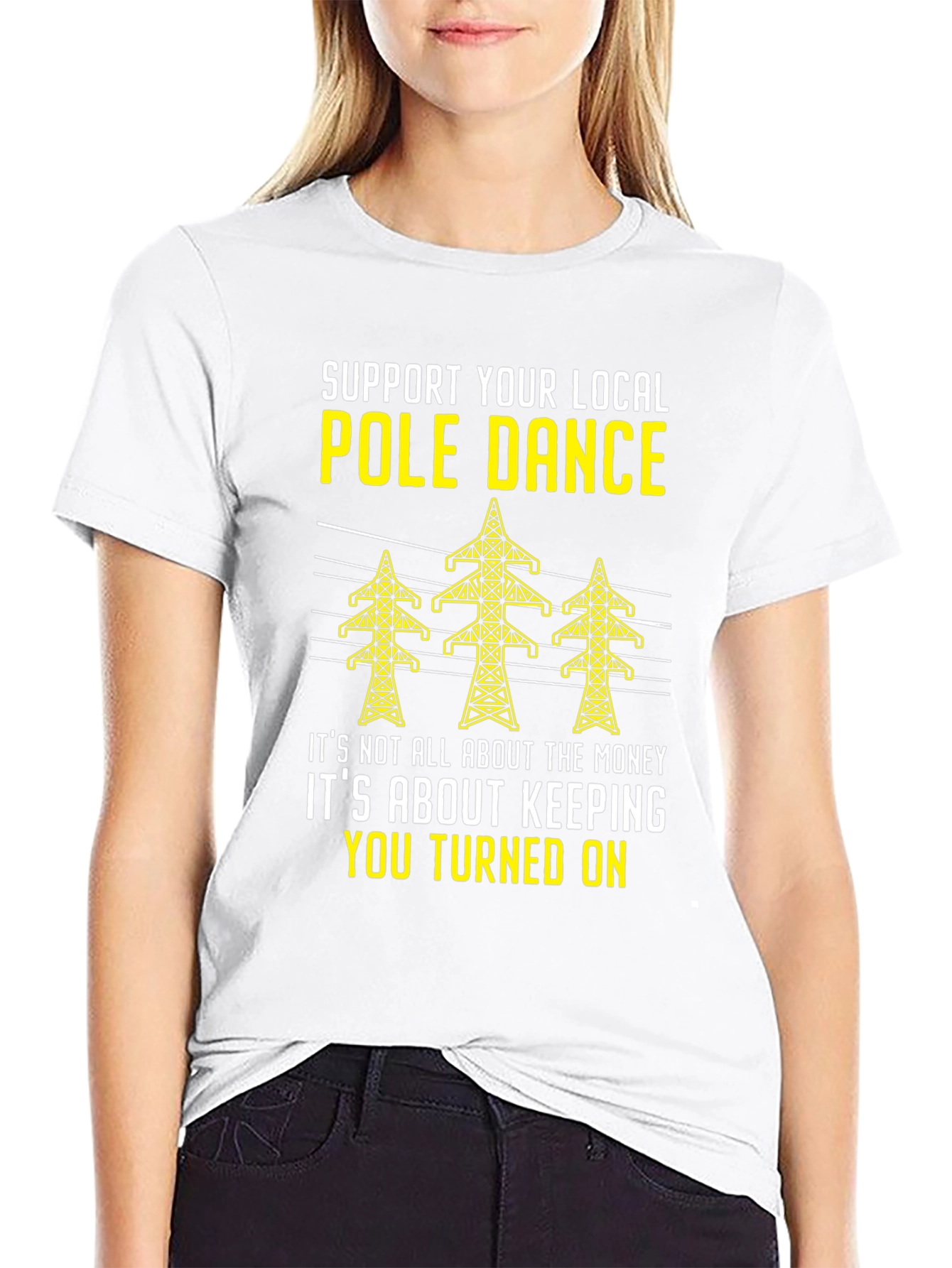 Support Your Local Pole Dance Graphic Tee