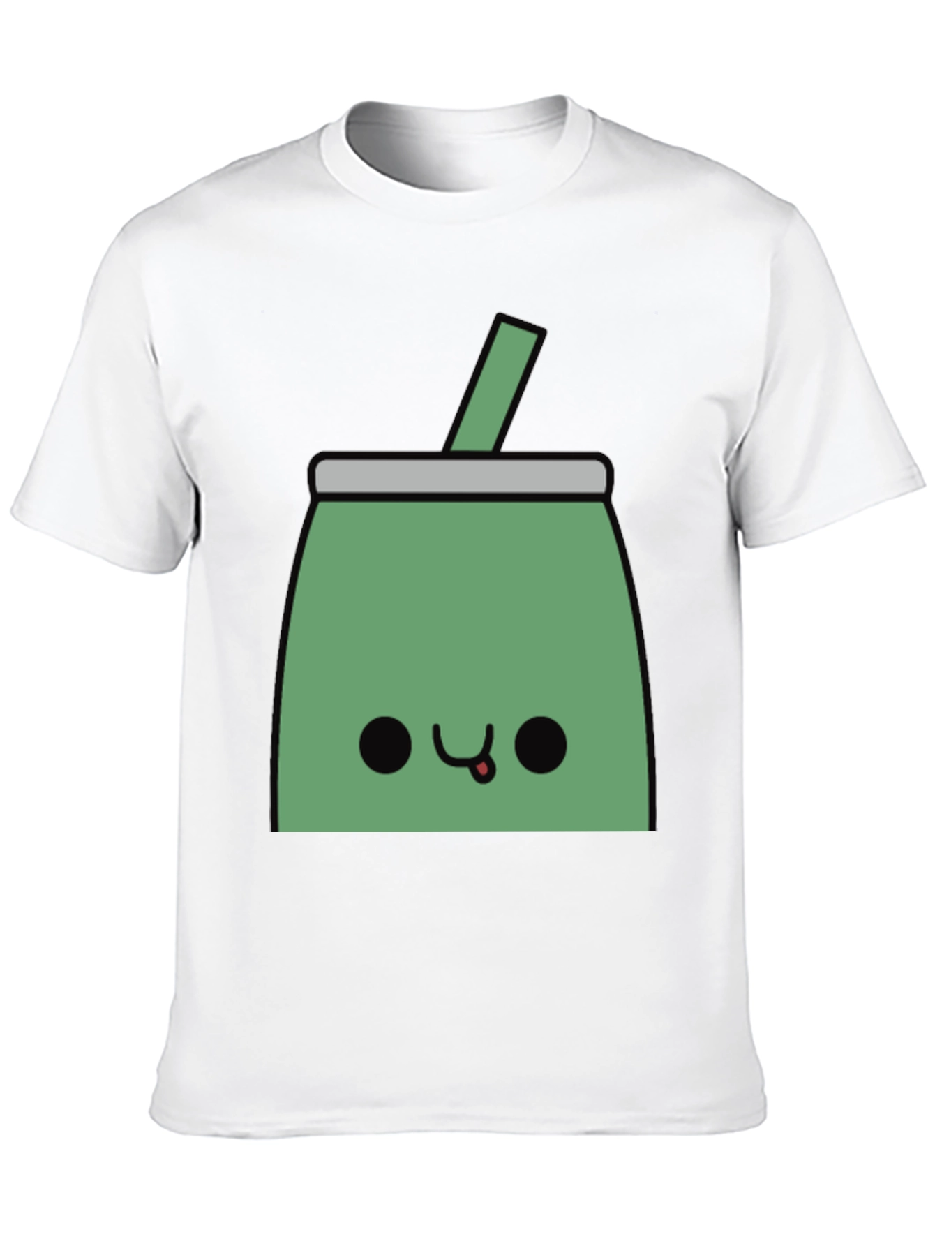 Kawaii Mate Tea T-Shirt - Black Cute Design