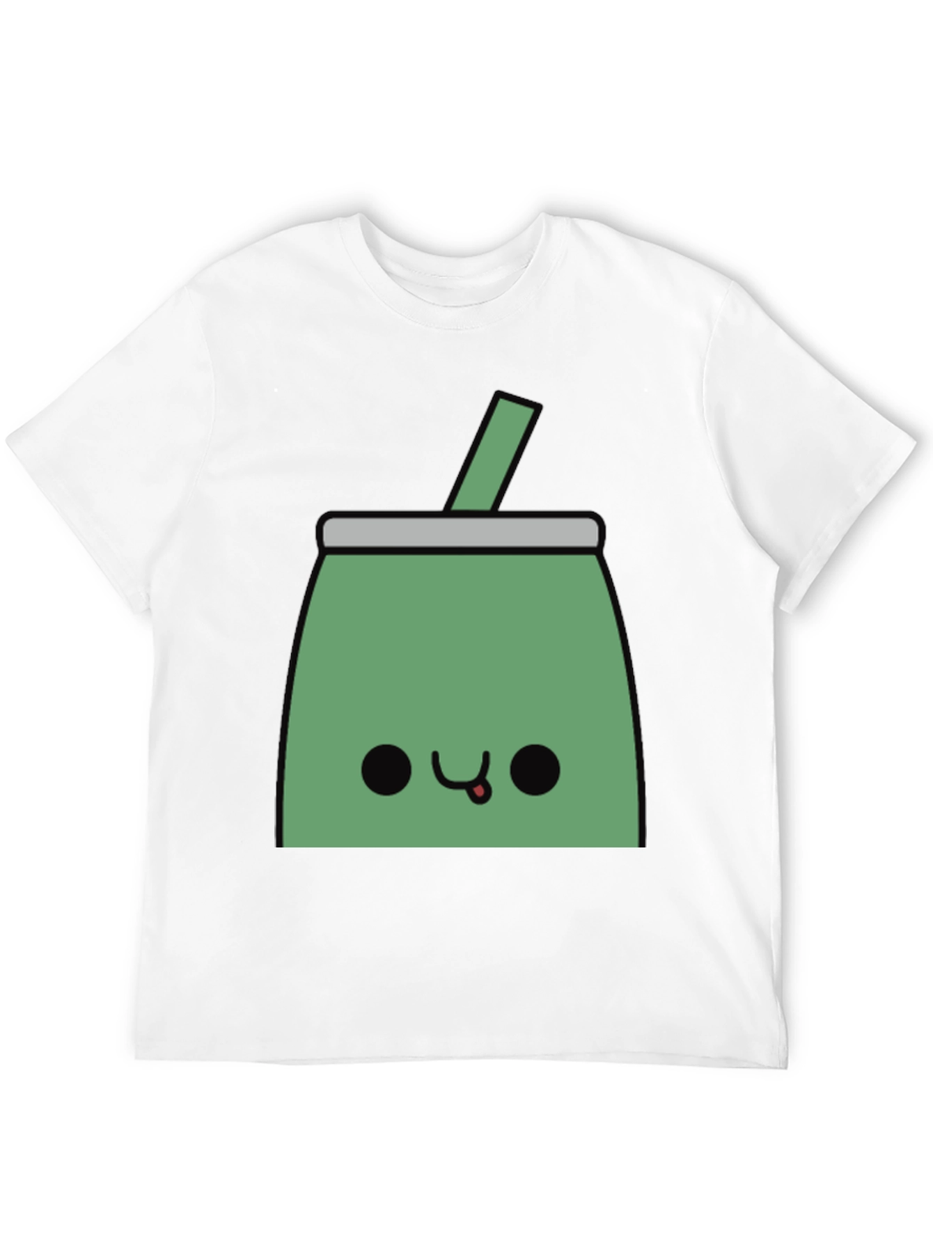 Kawaii Mate Tea T-Shirt - Black Cute Design