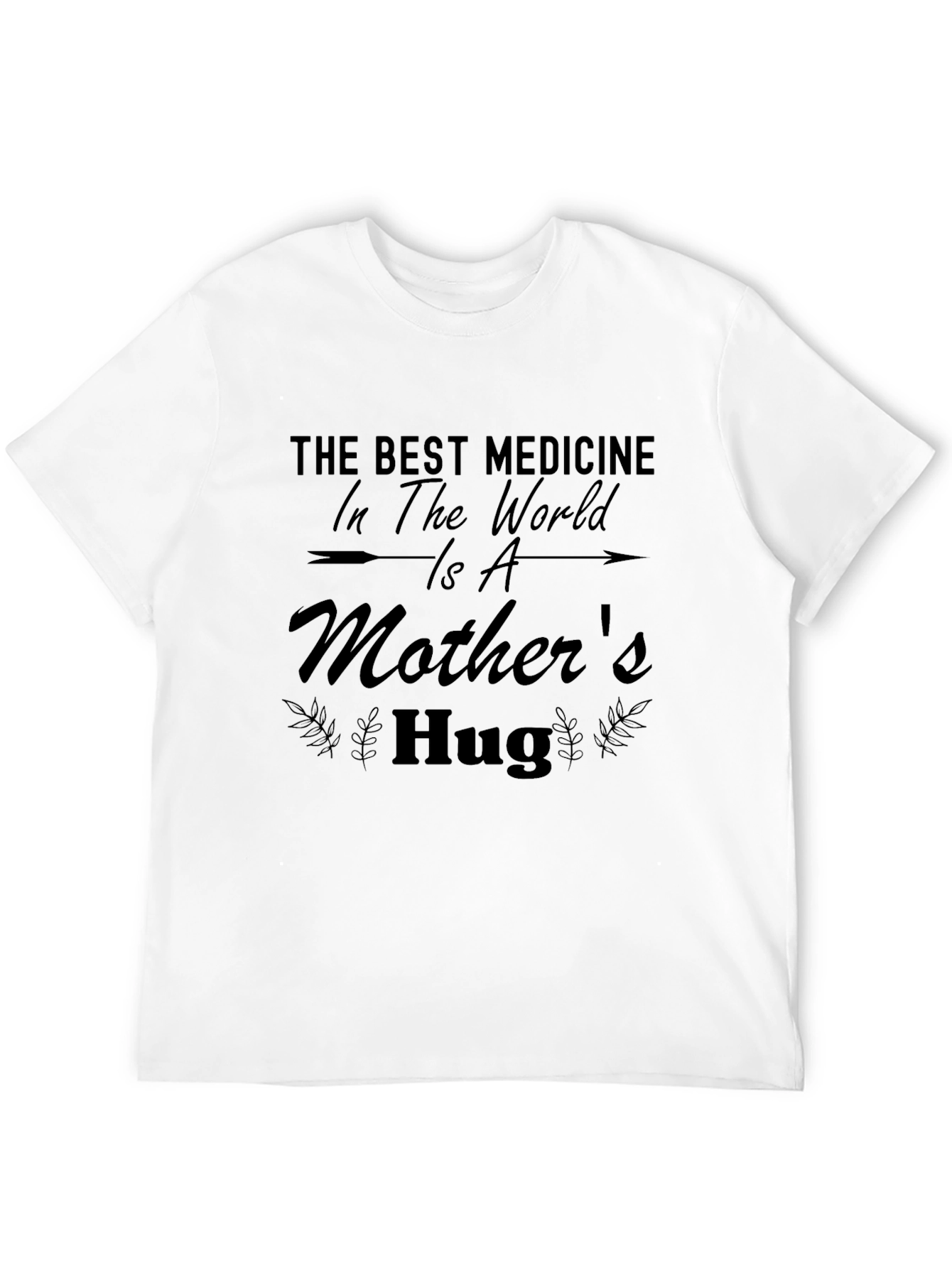 Mothers Hug Medicine Black Graphic Tee
