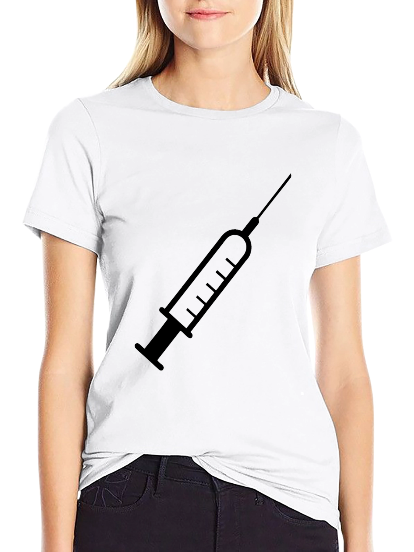 Syringe Graphic T-Shirt - Unisex Medical Theme