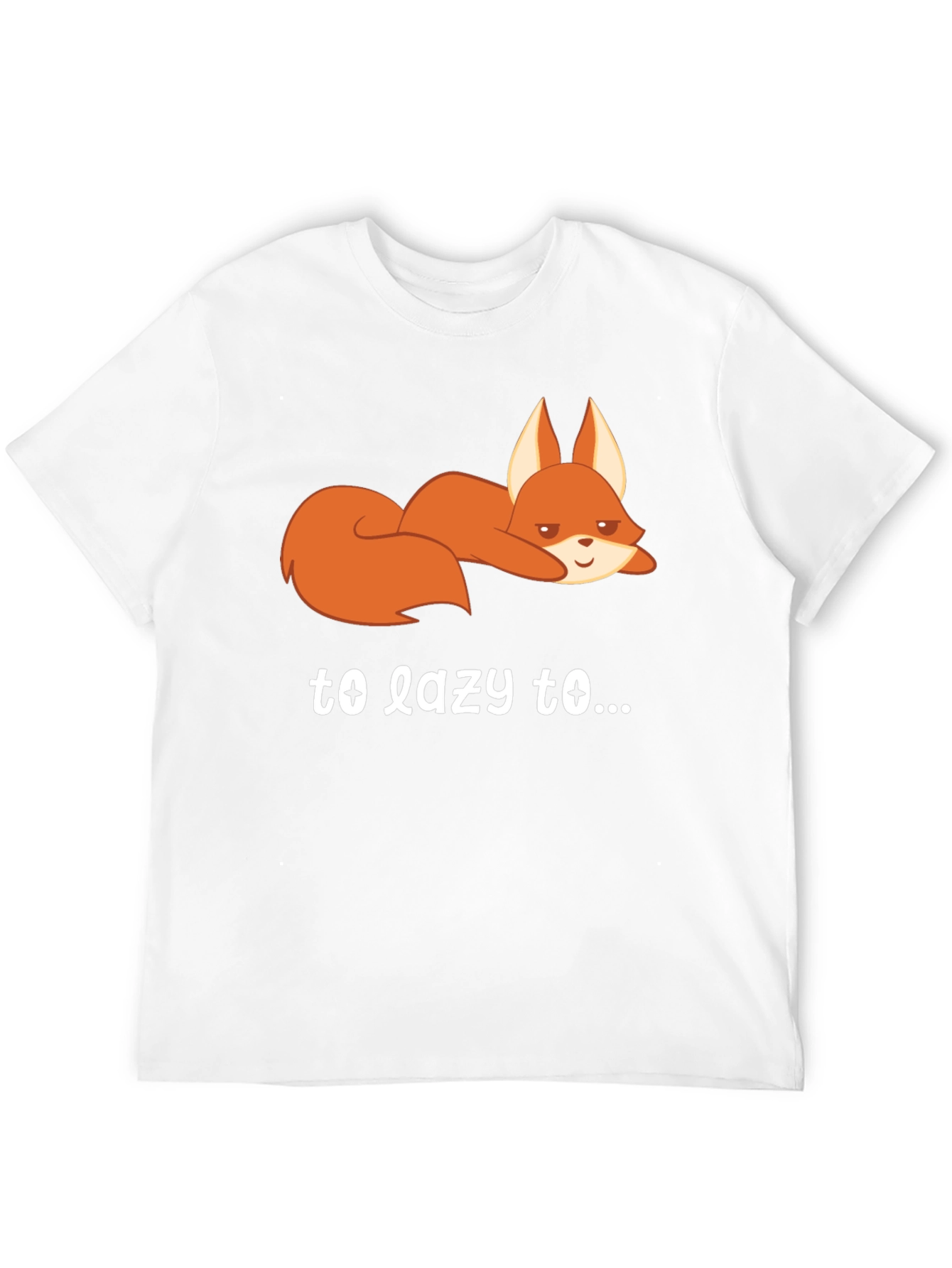 Lazy Fox Graphic Tee - Comfort & Style