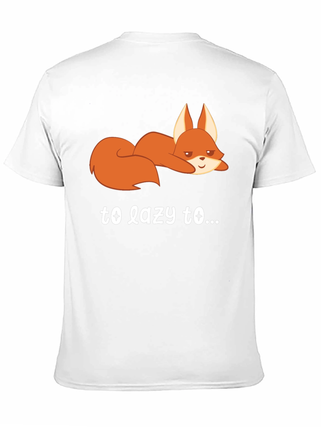 Lazy Fox Graphic Tee - Comfort & Style