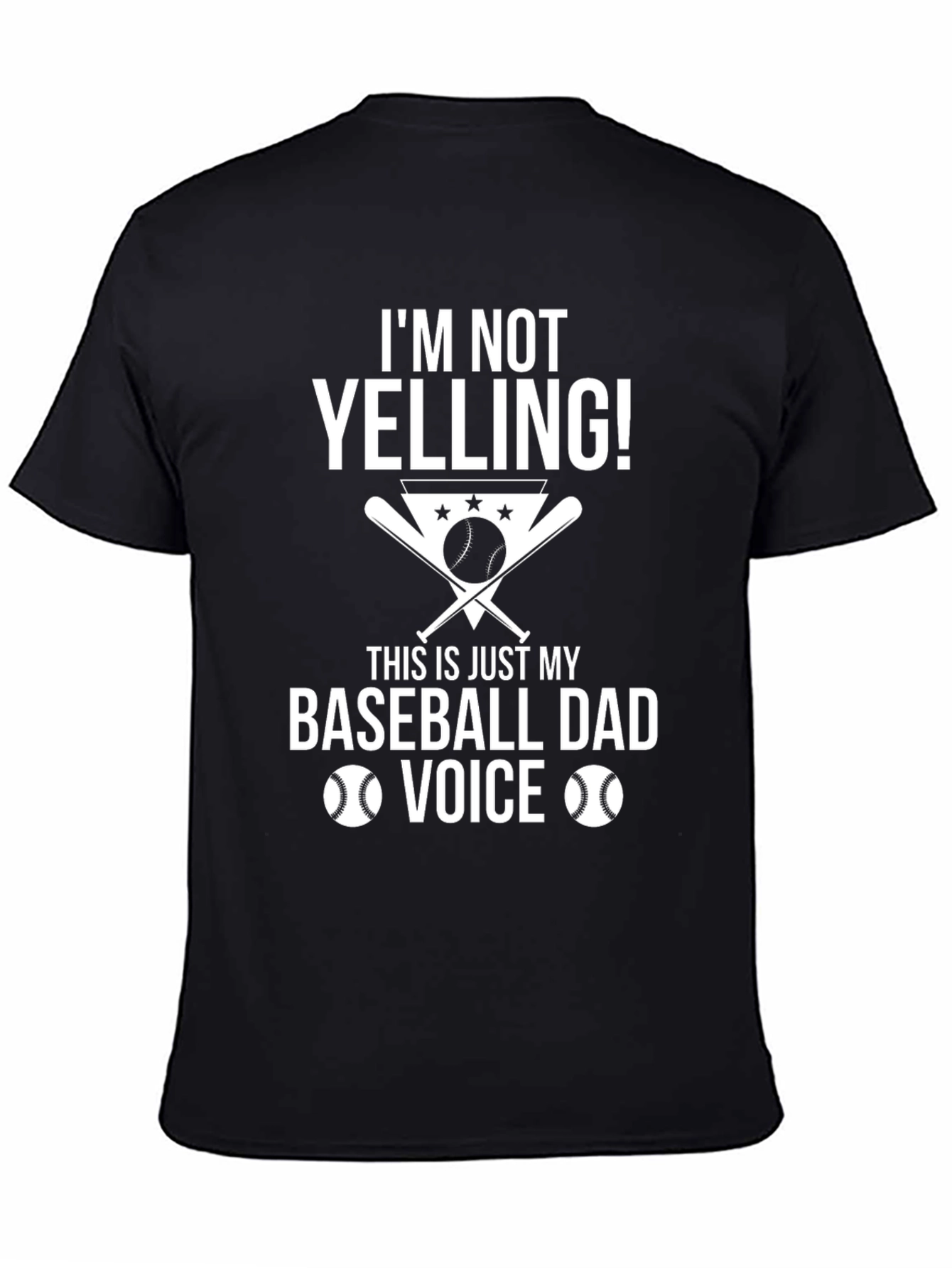 Baseball Dad Voice T-Shirt