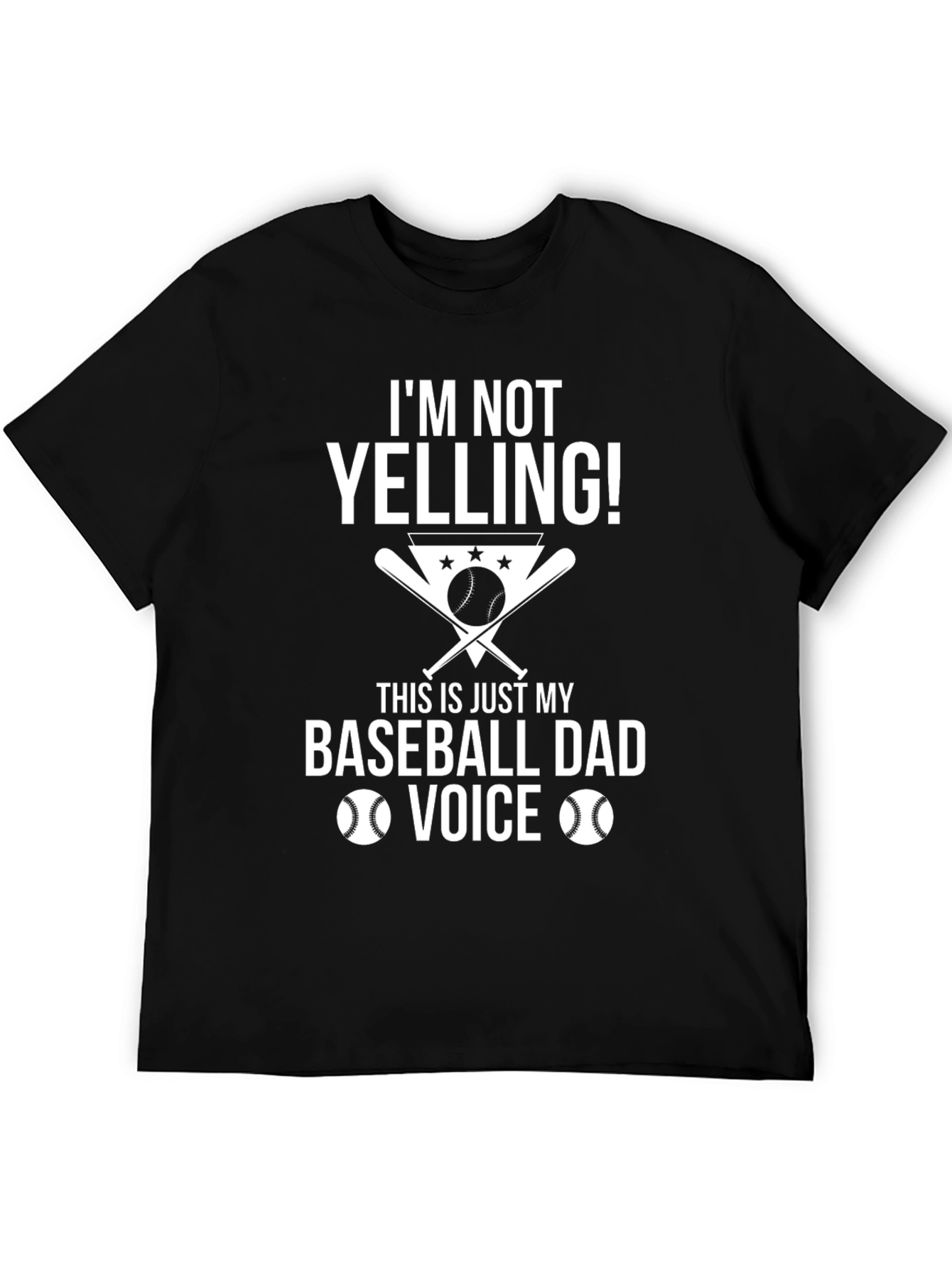 Baseball Dad Voice T-Shirt
