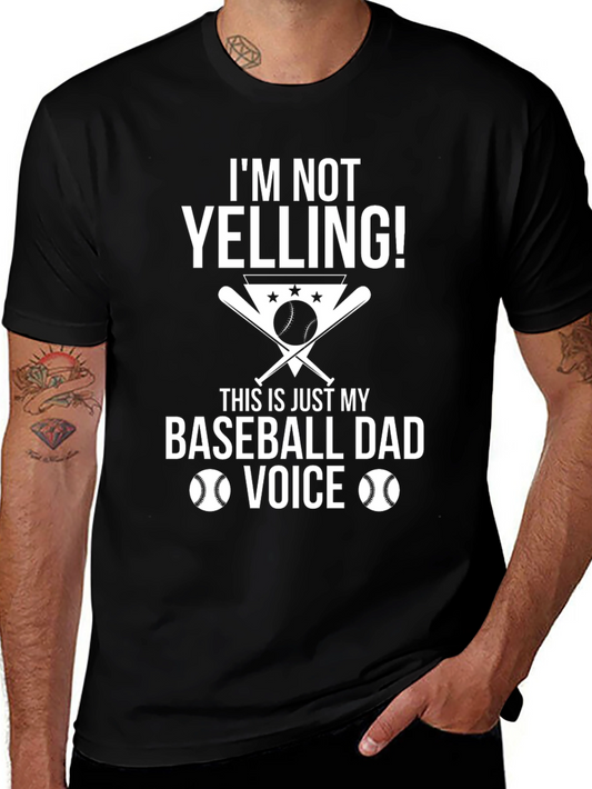 Baseball Dad Voice T-Shirt